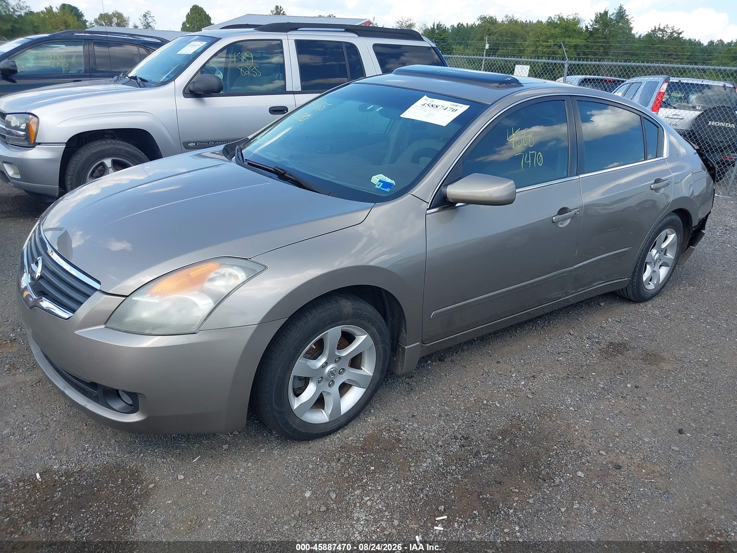 2008 Nissan Altima 2.5 Sl Серый vin: 1N4AL21EX8C206329