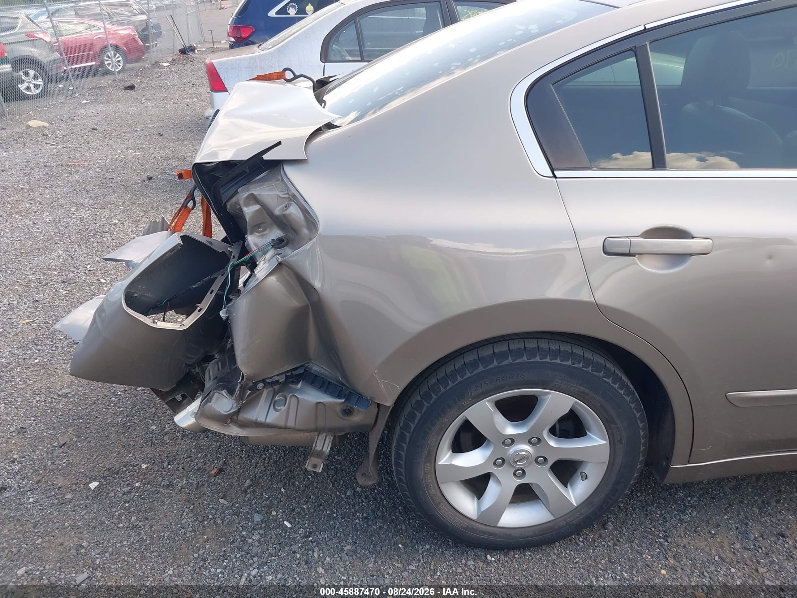 2008 Nissan Altima 2.5 Sl Серый vin: 1N4AL21EX8C206329