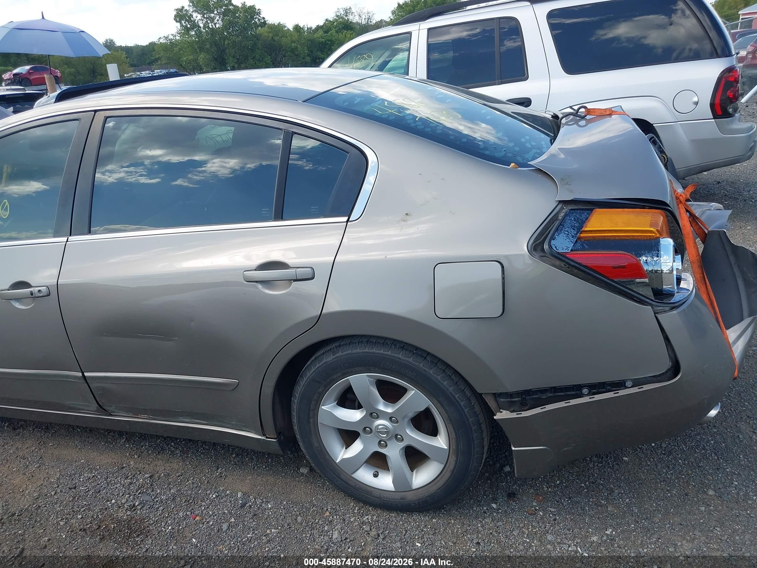 2008 Nissan Altima 2.5 Sl Серый vin: 1N4AL21EX8C206329