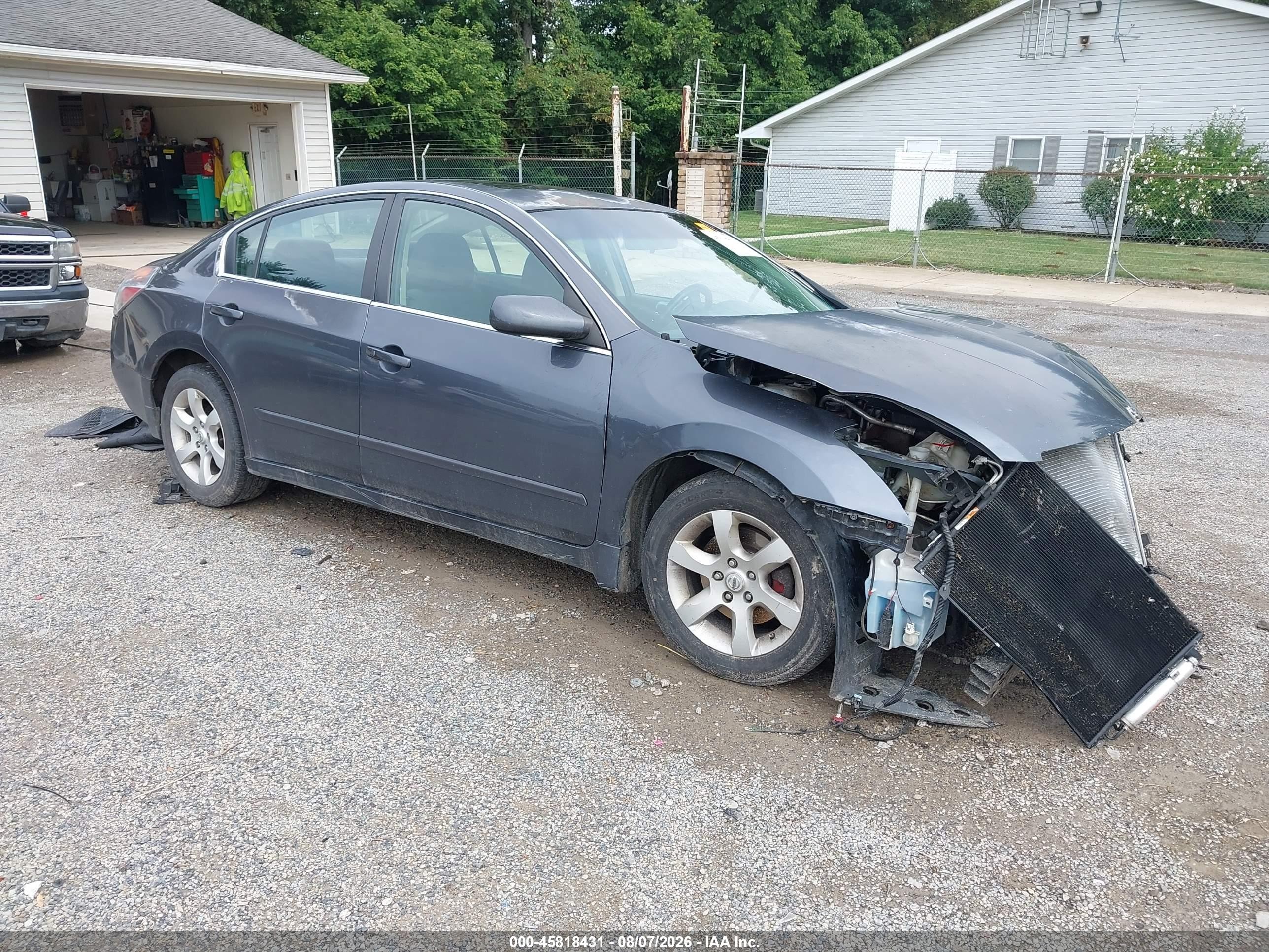 2008 Nissan Altima 2.5 S Gray vin: 1N4AL21EX8C222496