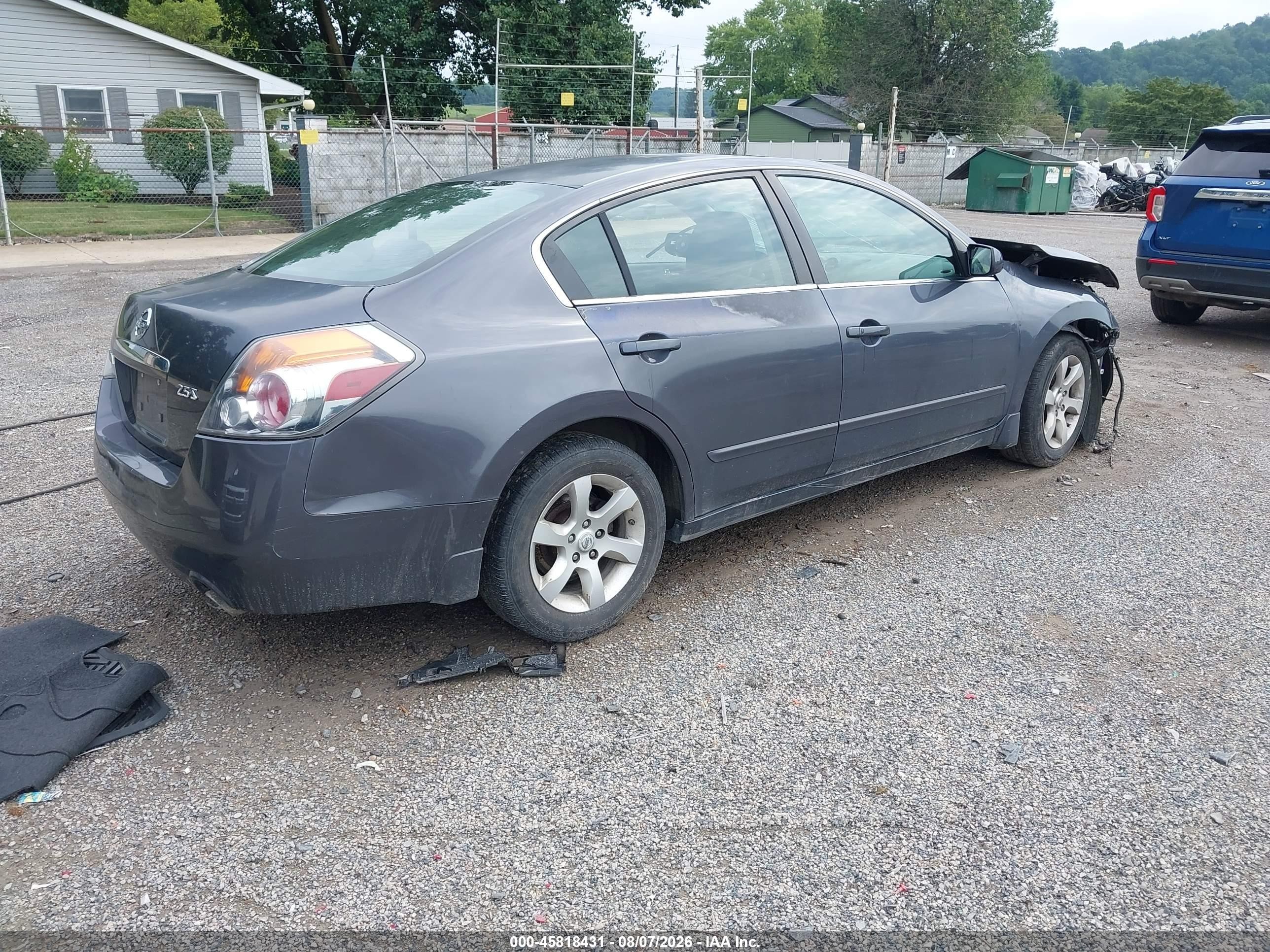 2008 Nissan Altima 2.5 S Серый vin: 1N4AL21EX8C222496
