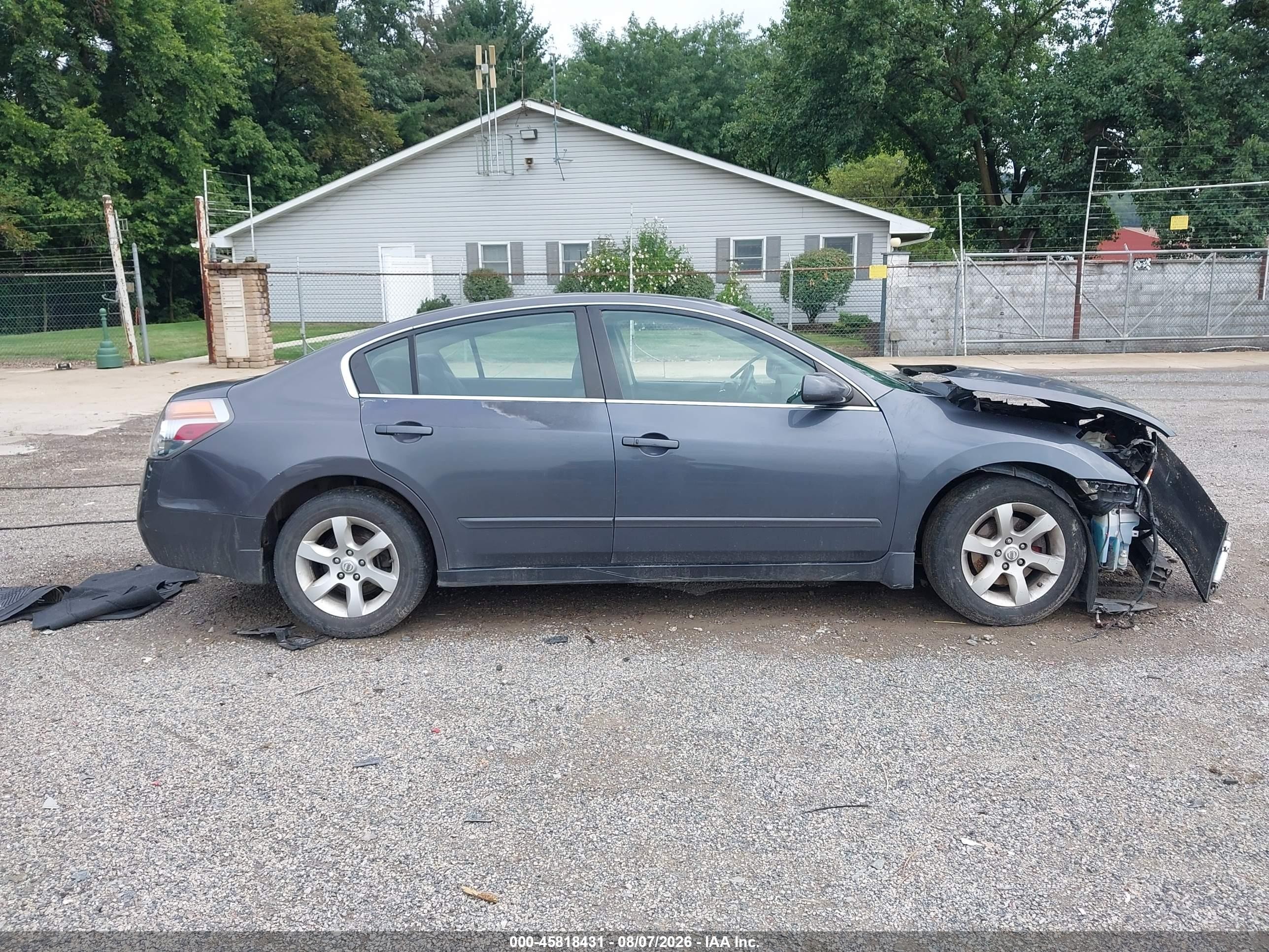 2008 Nissan Altima 2.5 S Серый vin: 1N4AL21EX8C222496