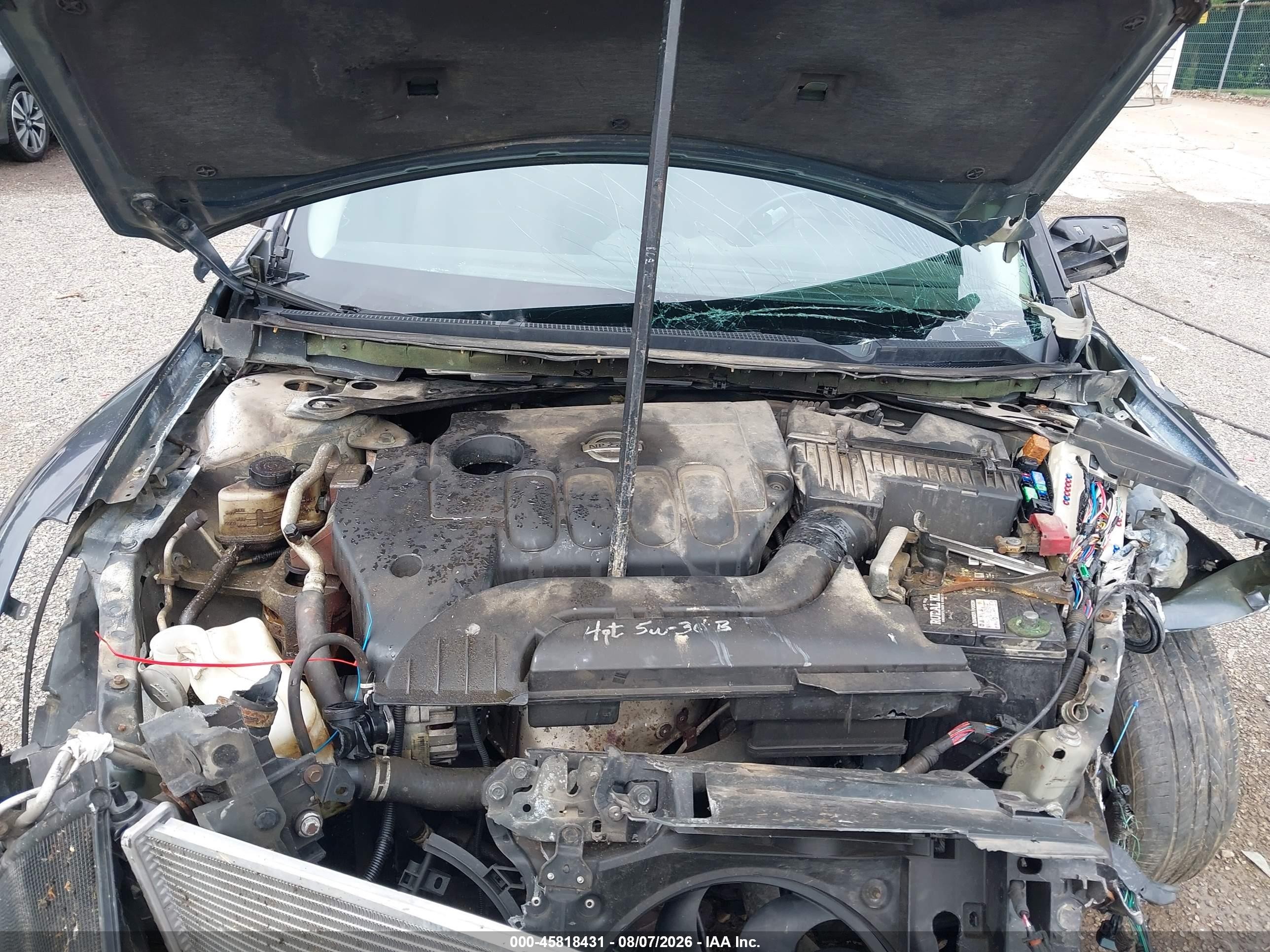2008 Nissan Altima 2.5 S Серый vin: 1N4AL21EX8C222496
