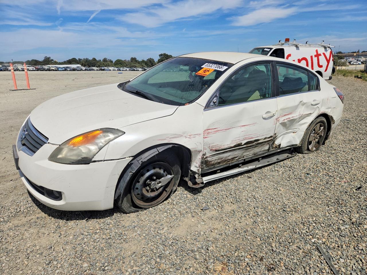2008 Nissan Altima 2.5 White vin: 1N4AL21EX8C232901