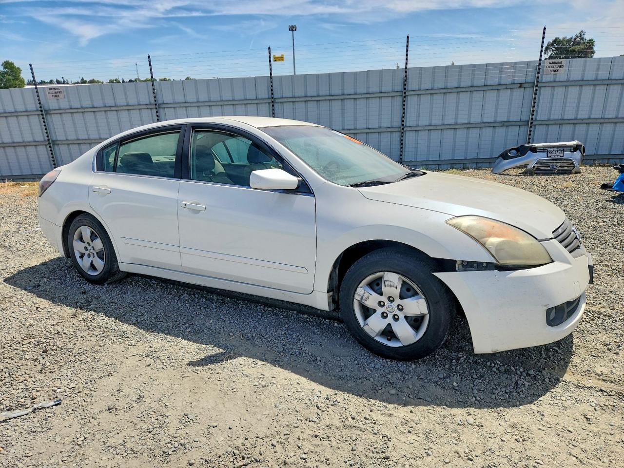 2008 Nissan Altima 2.5 White vin: 1N4AL21EX8C232901
