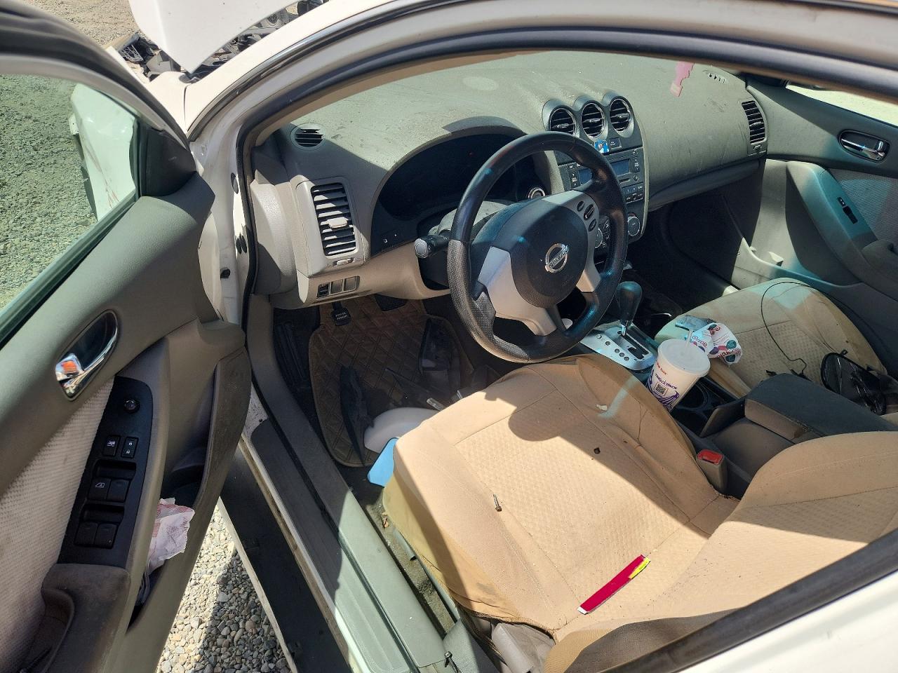 2008 Nissan Altima 2.5 White vin: 1N4AL21EX8C232901