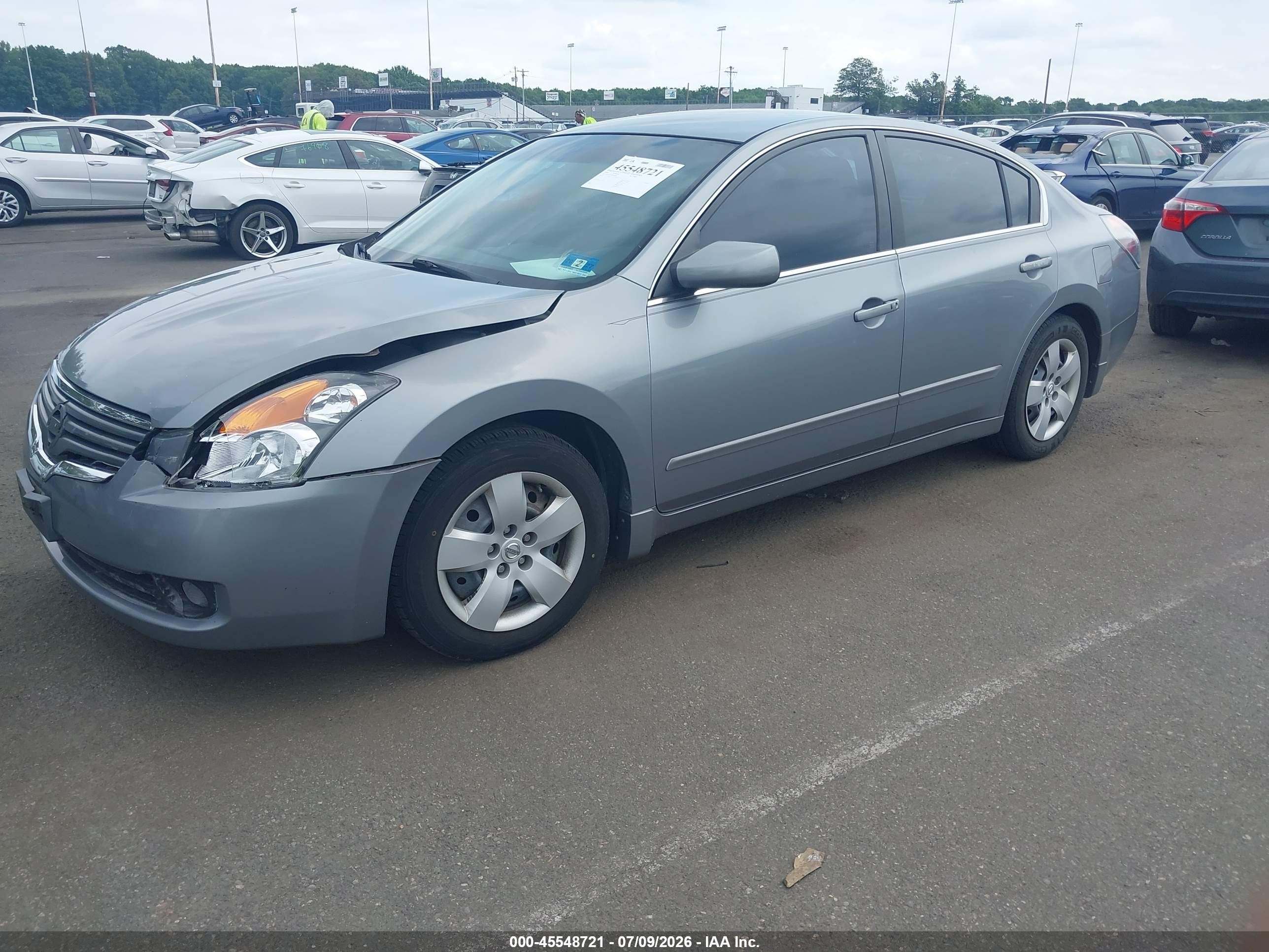 2008 Nissan Altima 2.5 S Silver vin: 1N4AL21EX8N400847