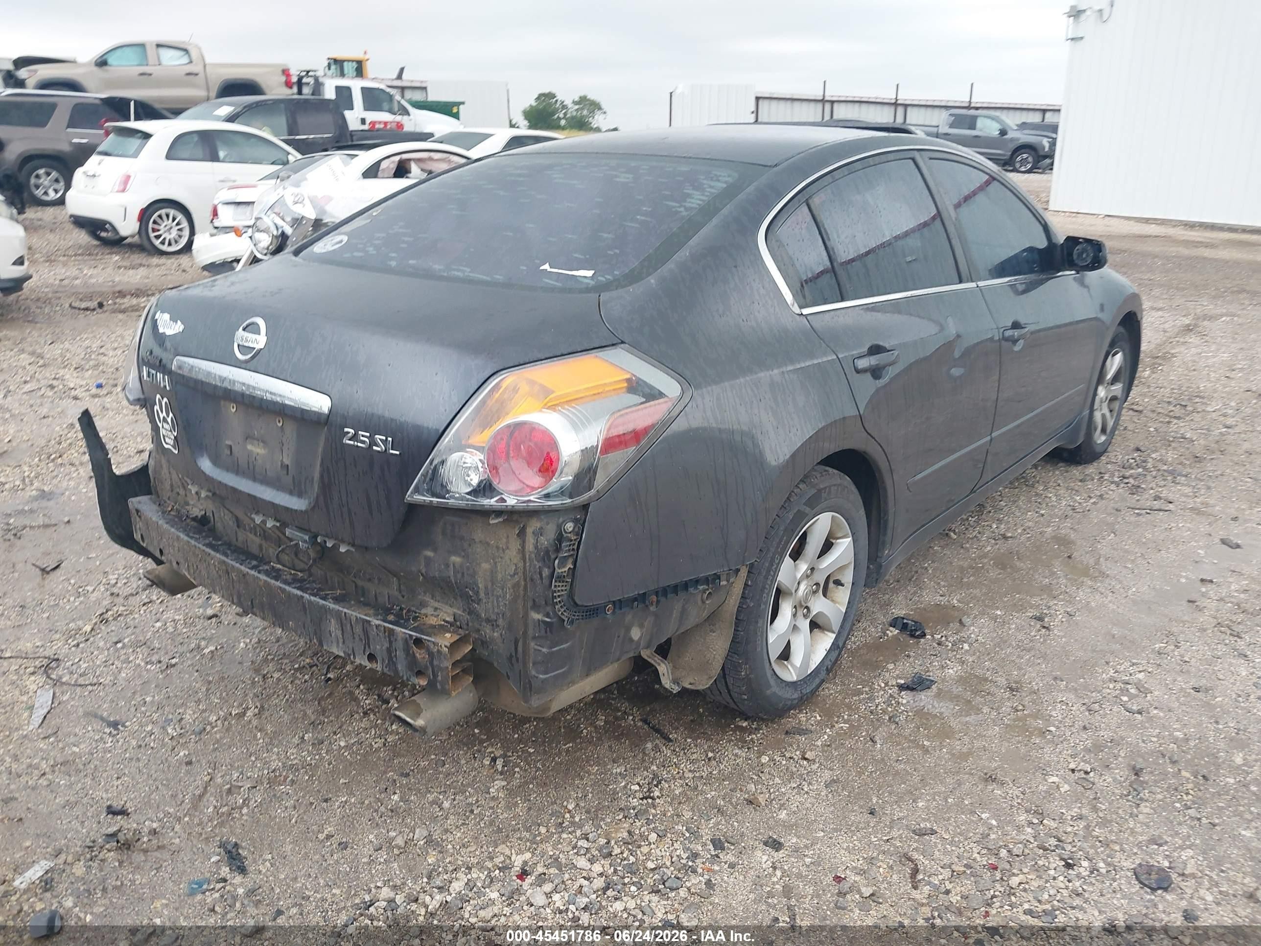 2008 Nissan Altima 2.5 Sl Серый vin: 1N4AL21EX8N433329