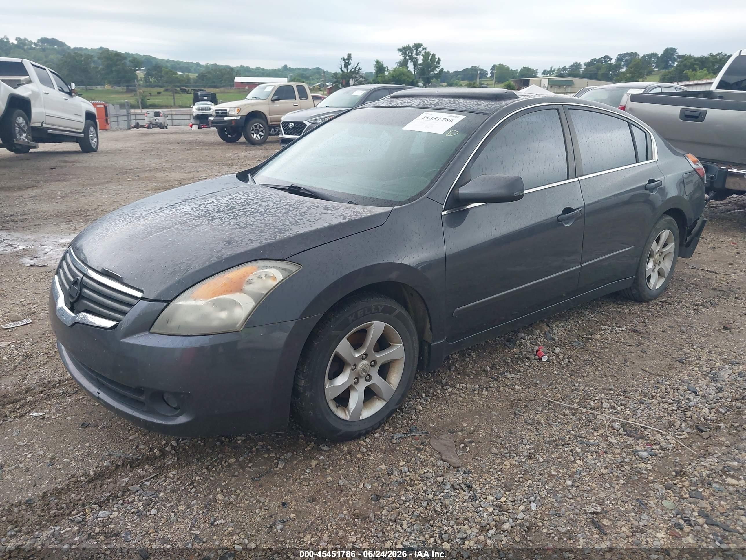 2008 Nissan Altima 2.5 Sl Серый vin: 1N4AL21EX8N433329