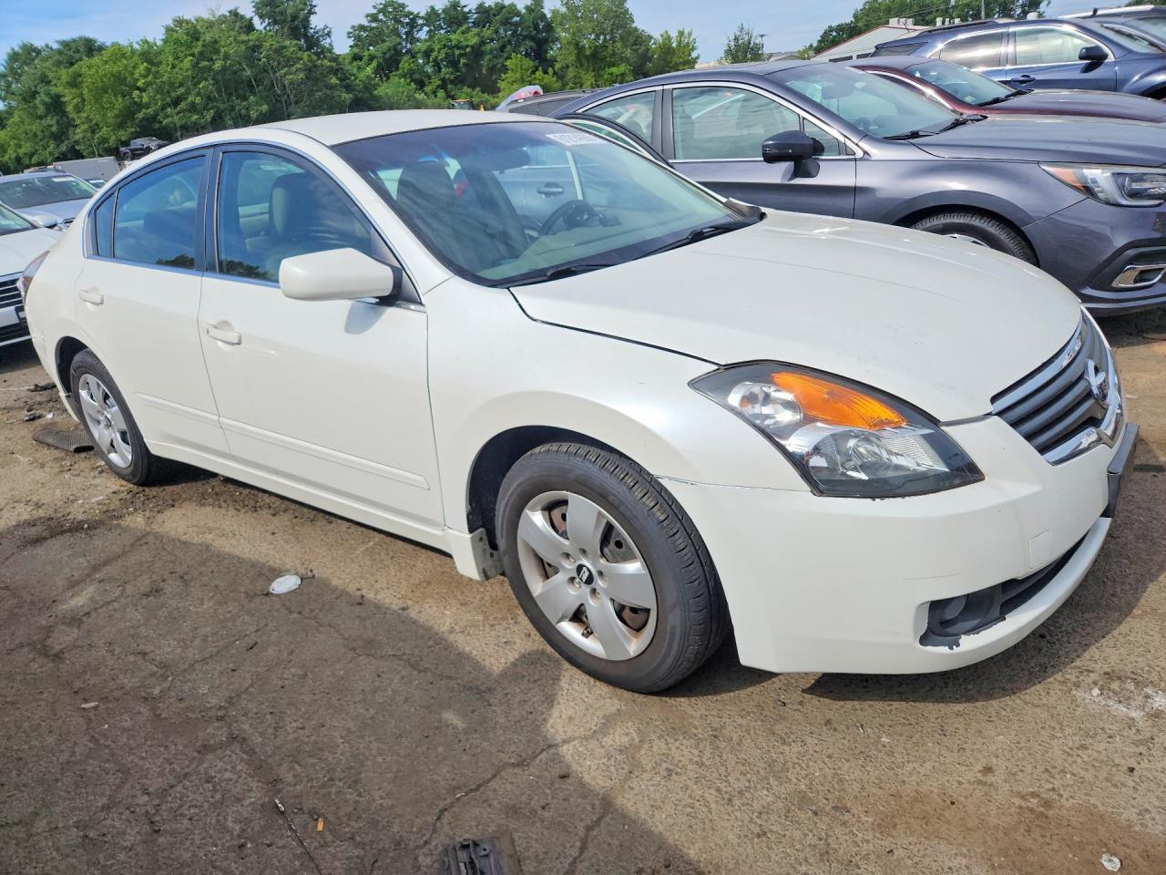2008 Nissan Altima 2.5 White vin: 1N4AL21EX8N487066