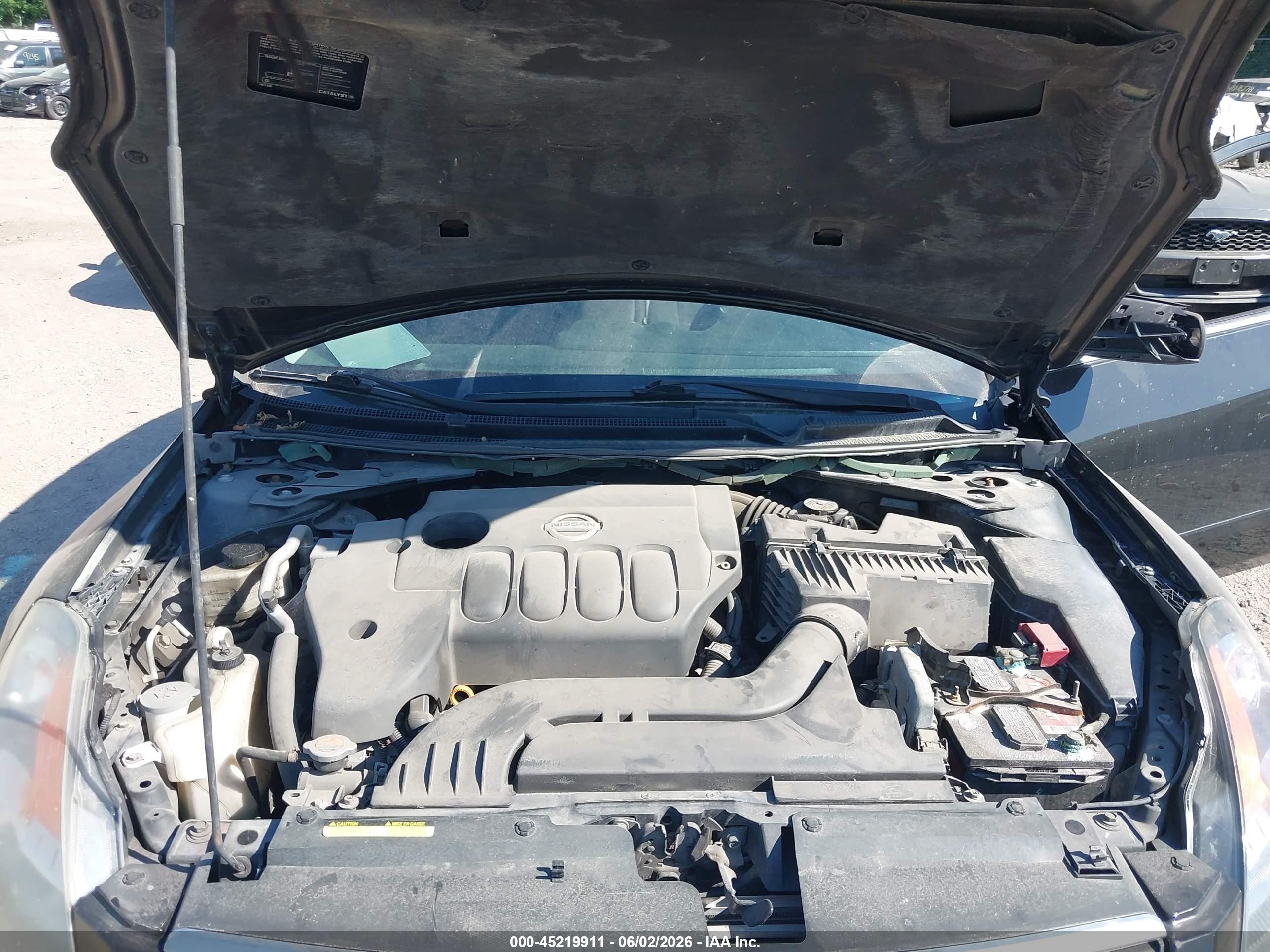 2008 Nissan Altima 2.5 S Black vin: 1N4AL21EX8N510149