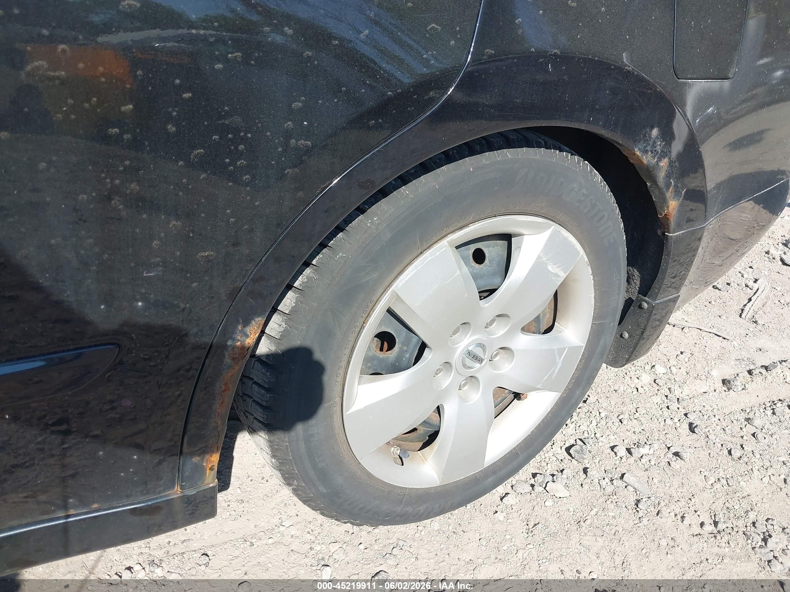 2008 Nissan Altima 2.5 S Black vin: 1N4AL21EX8N510149