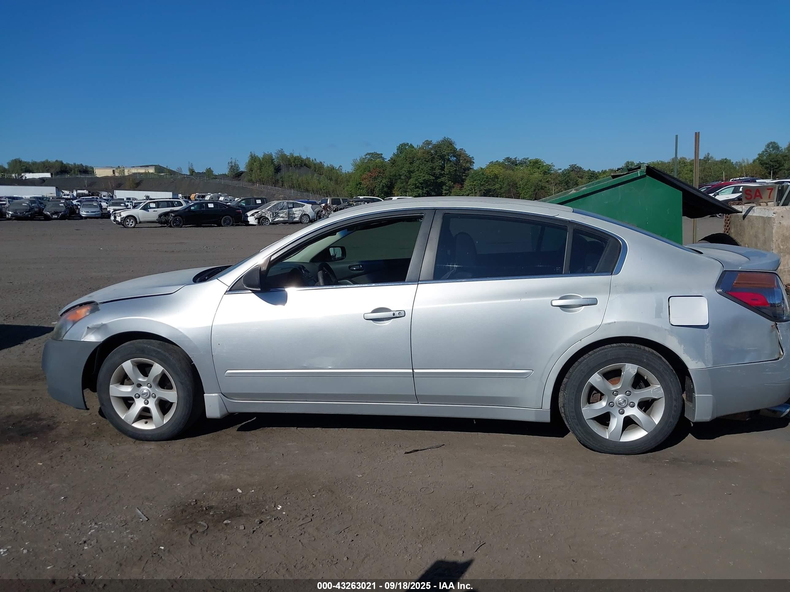 2008 Nissan Altima 2.5 S Silver vin: 1N4AL21EX8N527243