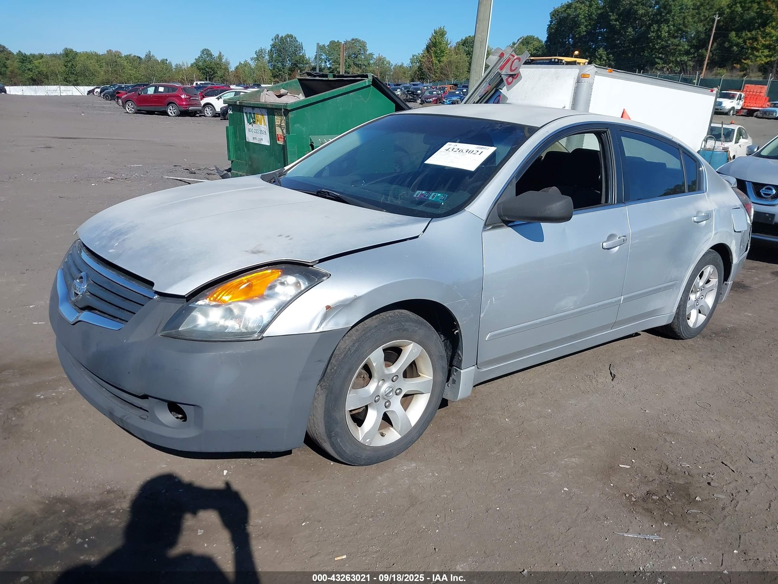 2008 Nissan Altima 2.5 S Silver vin: 1N4AL21EX8N527243