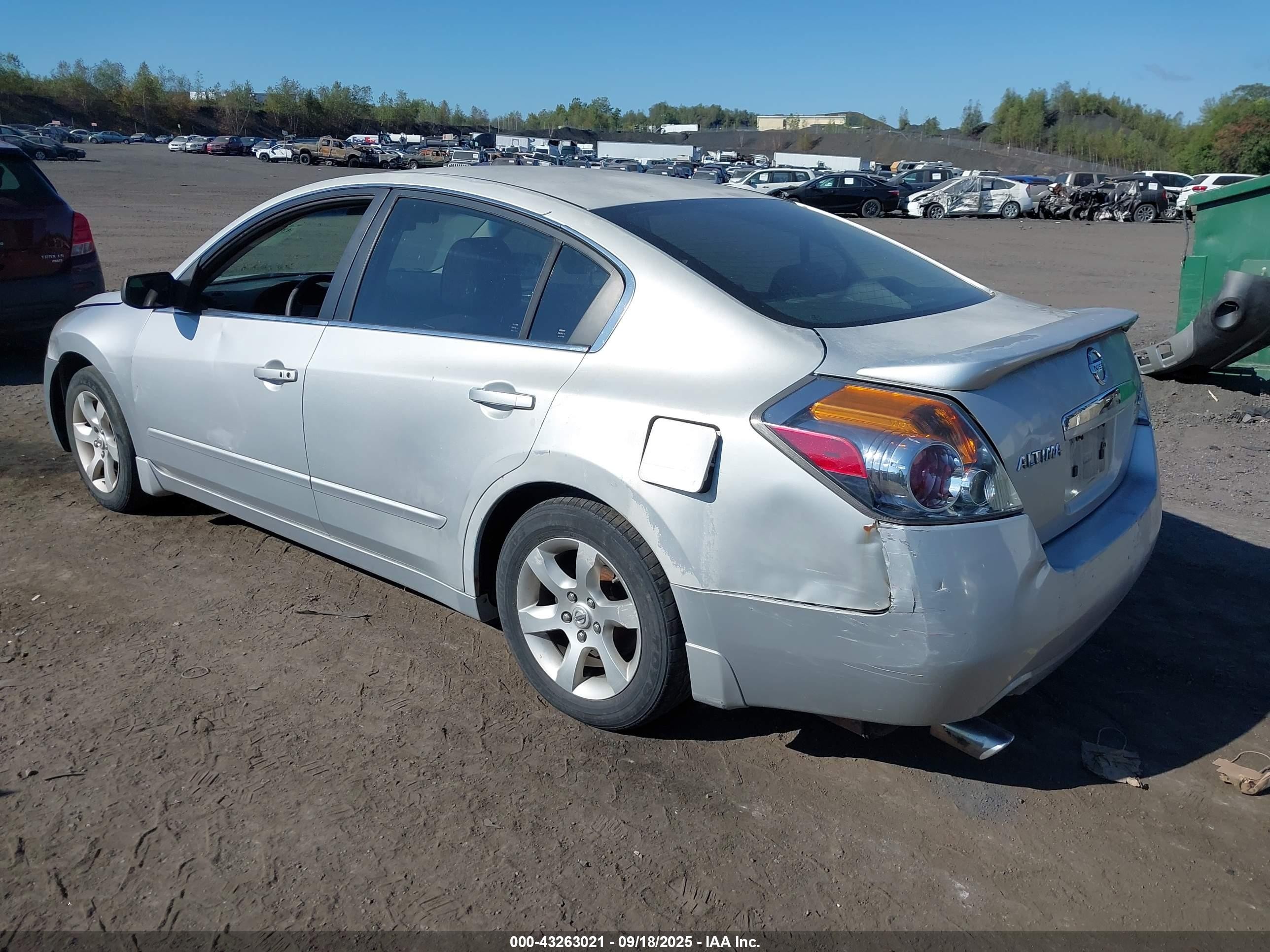 2008 Nissan Altima 2.5 S Silver vin: 1N4AL21EX8N527243