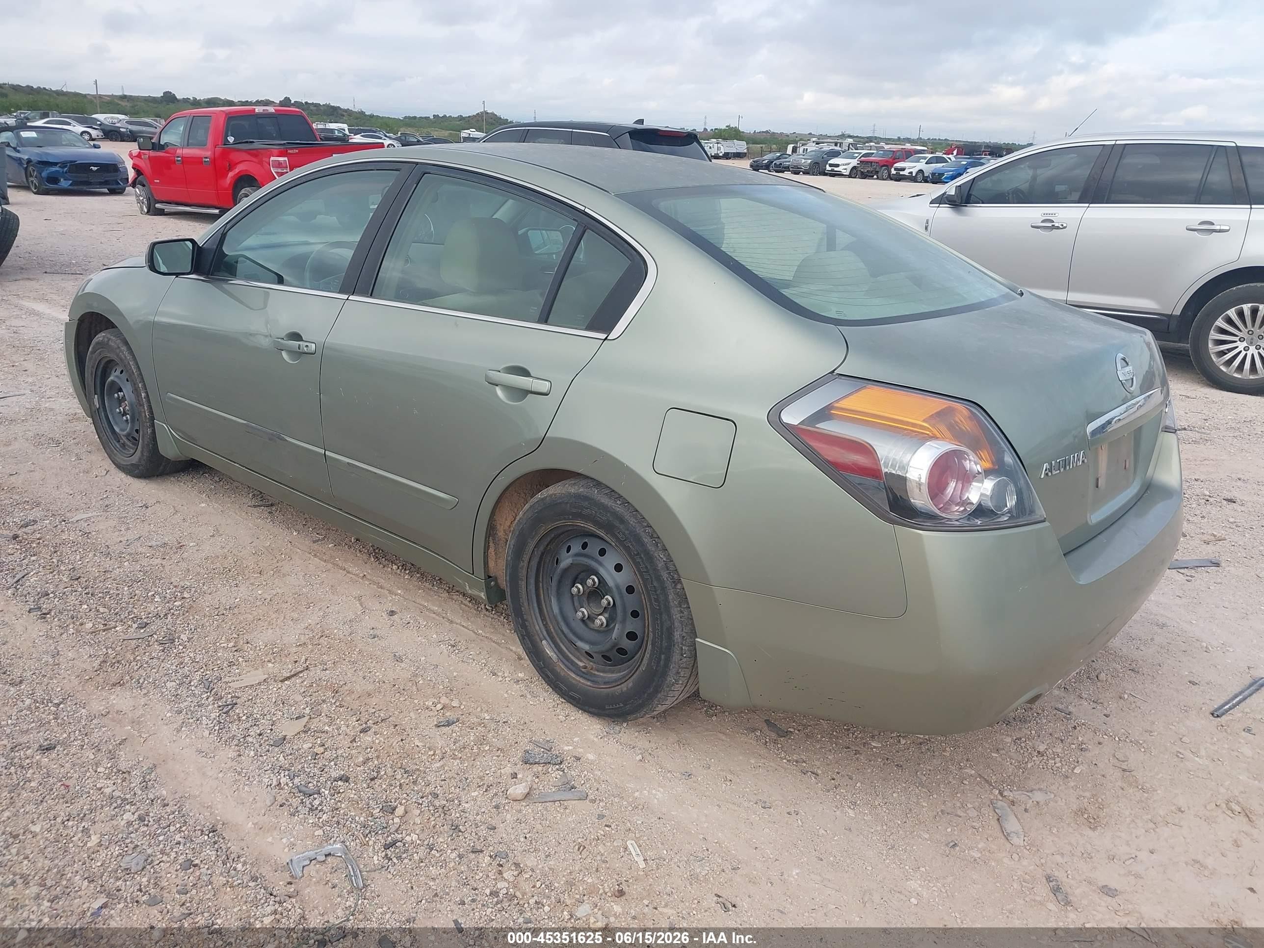 2008 Nissan Altima 2.5 S Green vin: 1N4AL21EX8N543183
