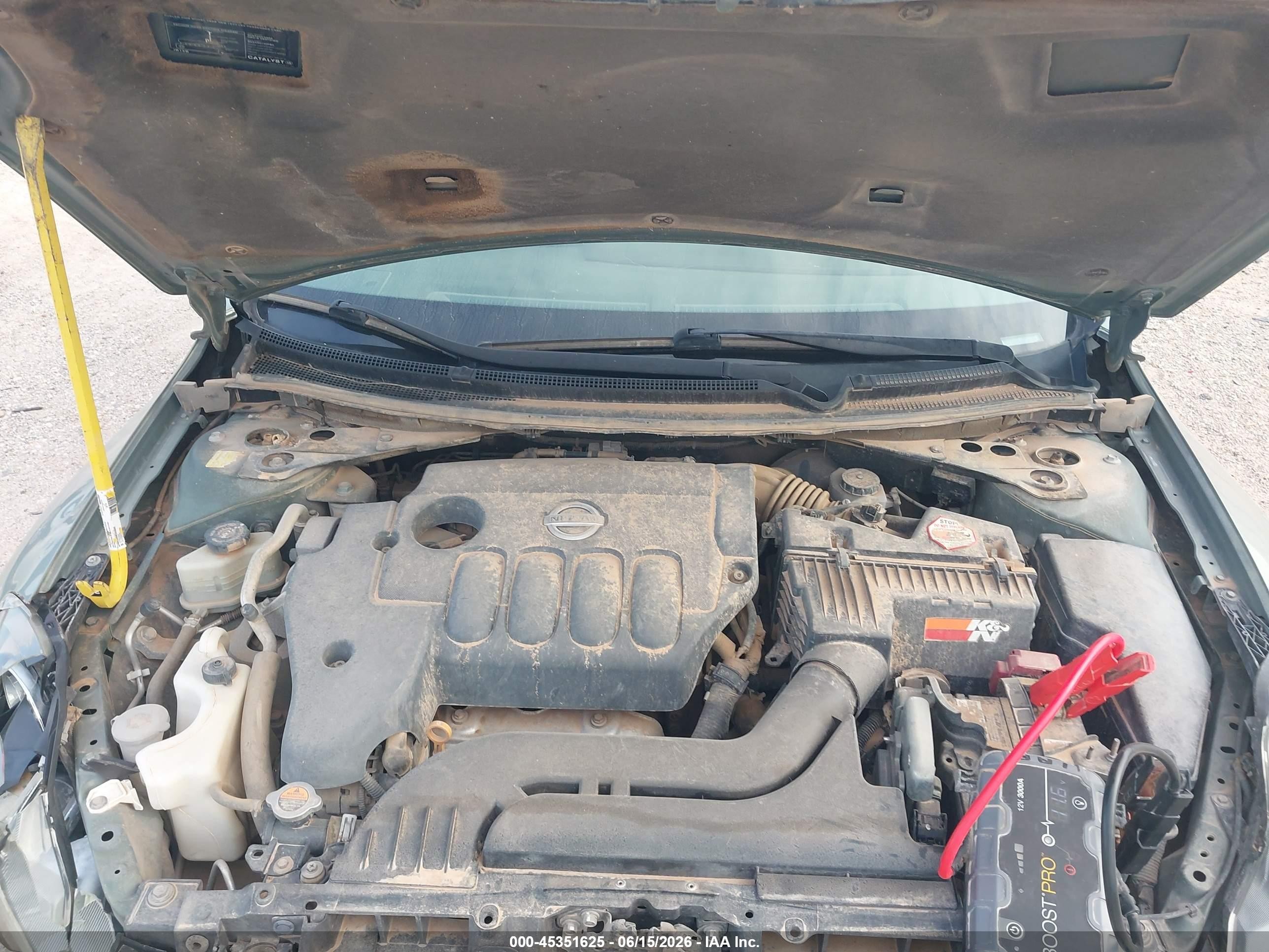 2008 Nissan Altima 2.5 S Green vin: 1N4AL21EX8N543183