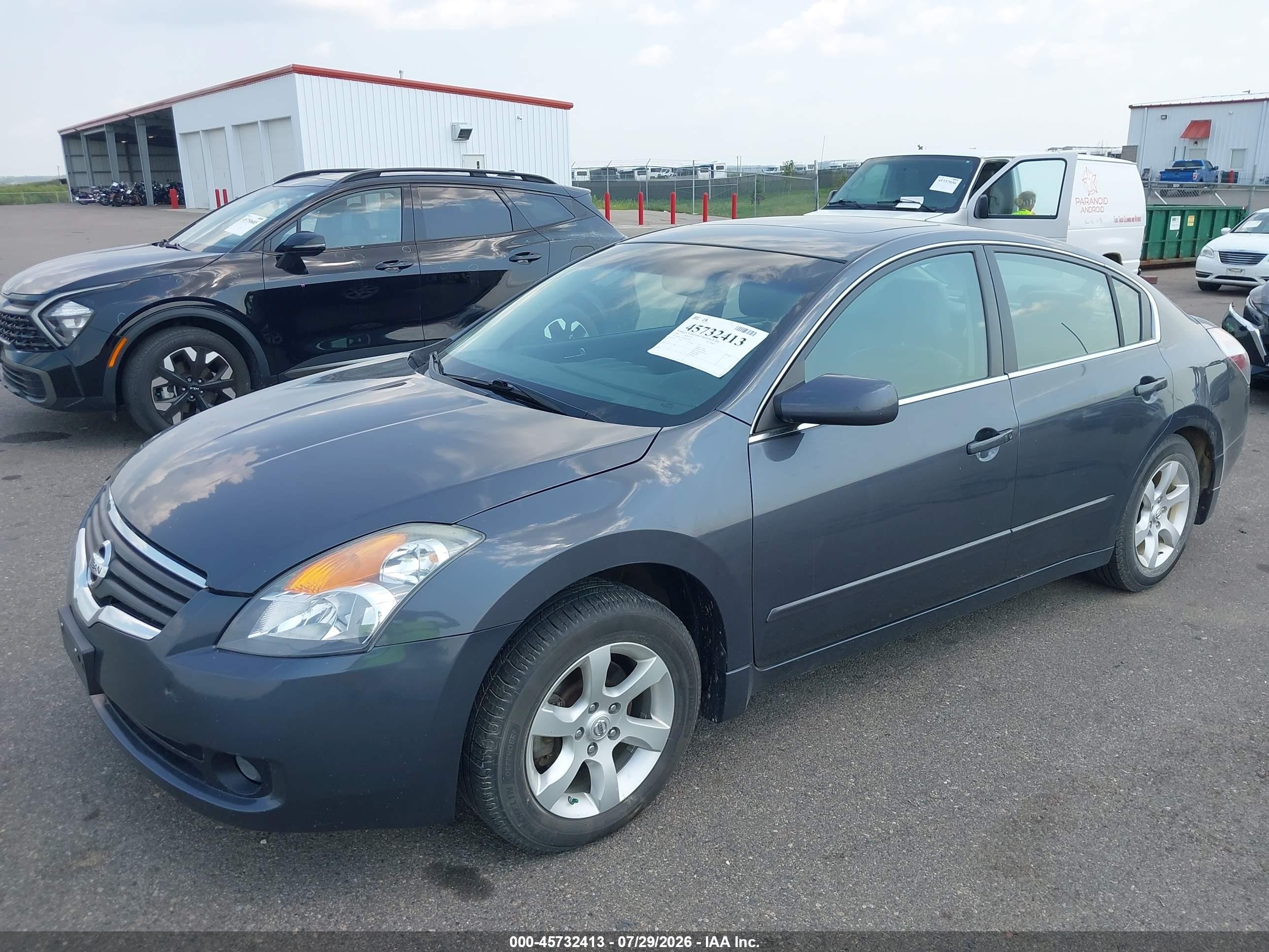 2008 Nissan Altima 2.5 Sl Gray vin: 1N4AL21EX8N553440