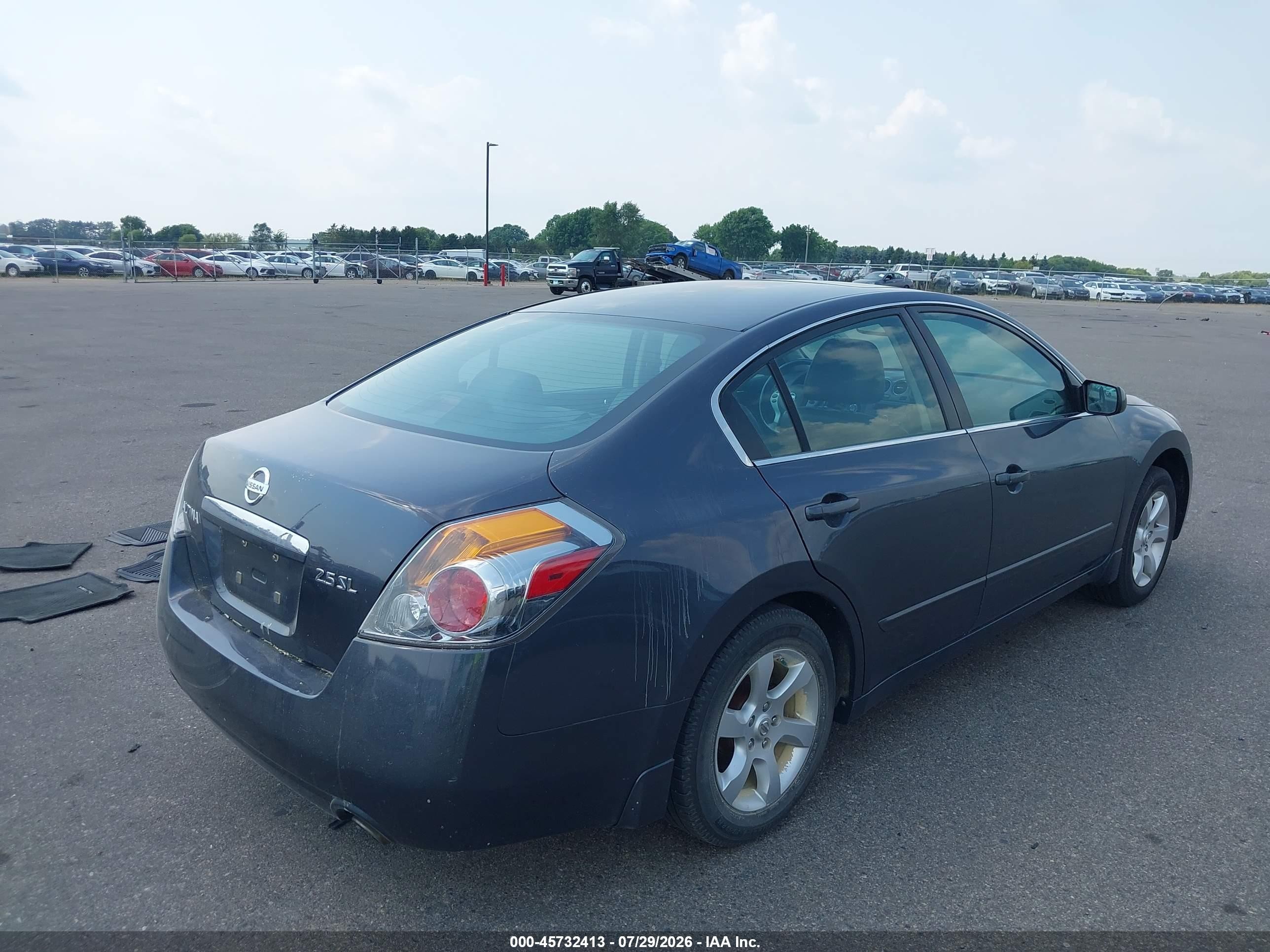 2008 Nissan Altima 2.5 Sl Gray vin: 1N4AL21EX8N553440