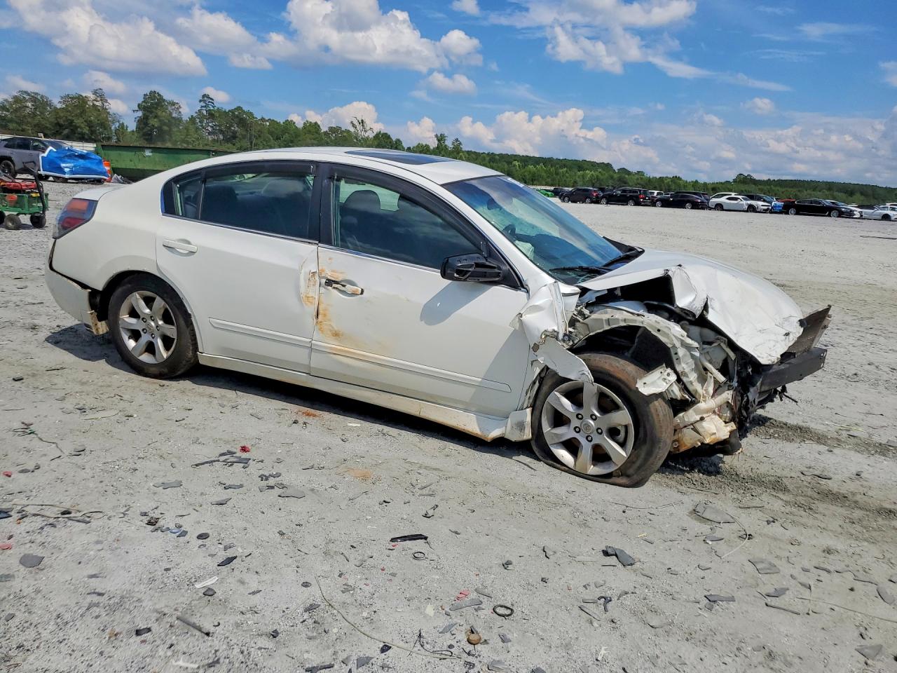 2008 Nissan Altima 2.5 White vin: 1N4AL21EX8N555947