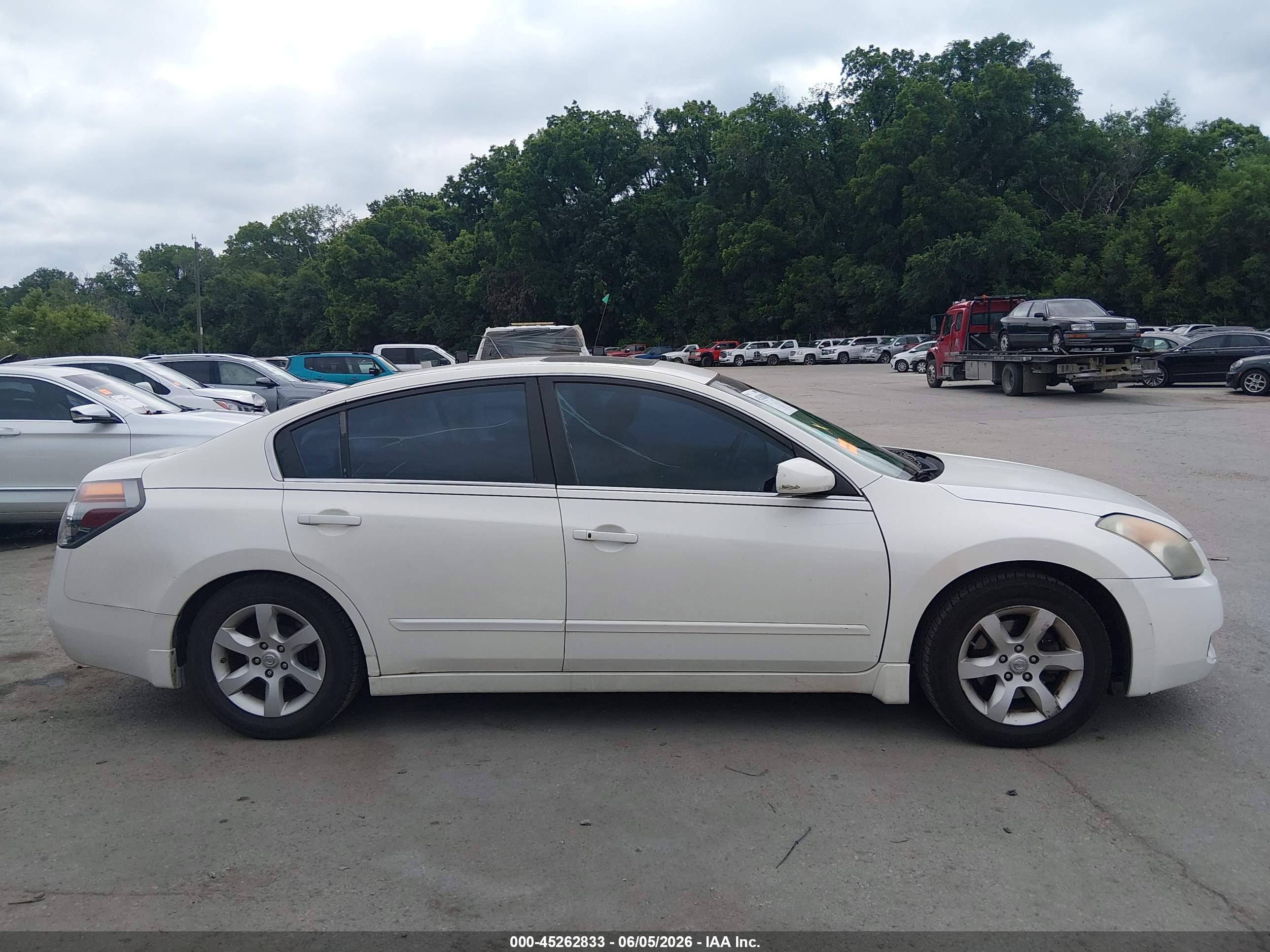 2009 Nissan Altima 2.5 S White vin: 1N4AL21EX9N469264