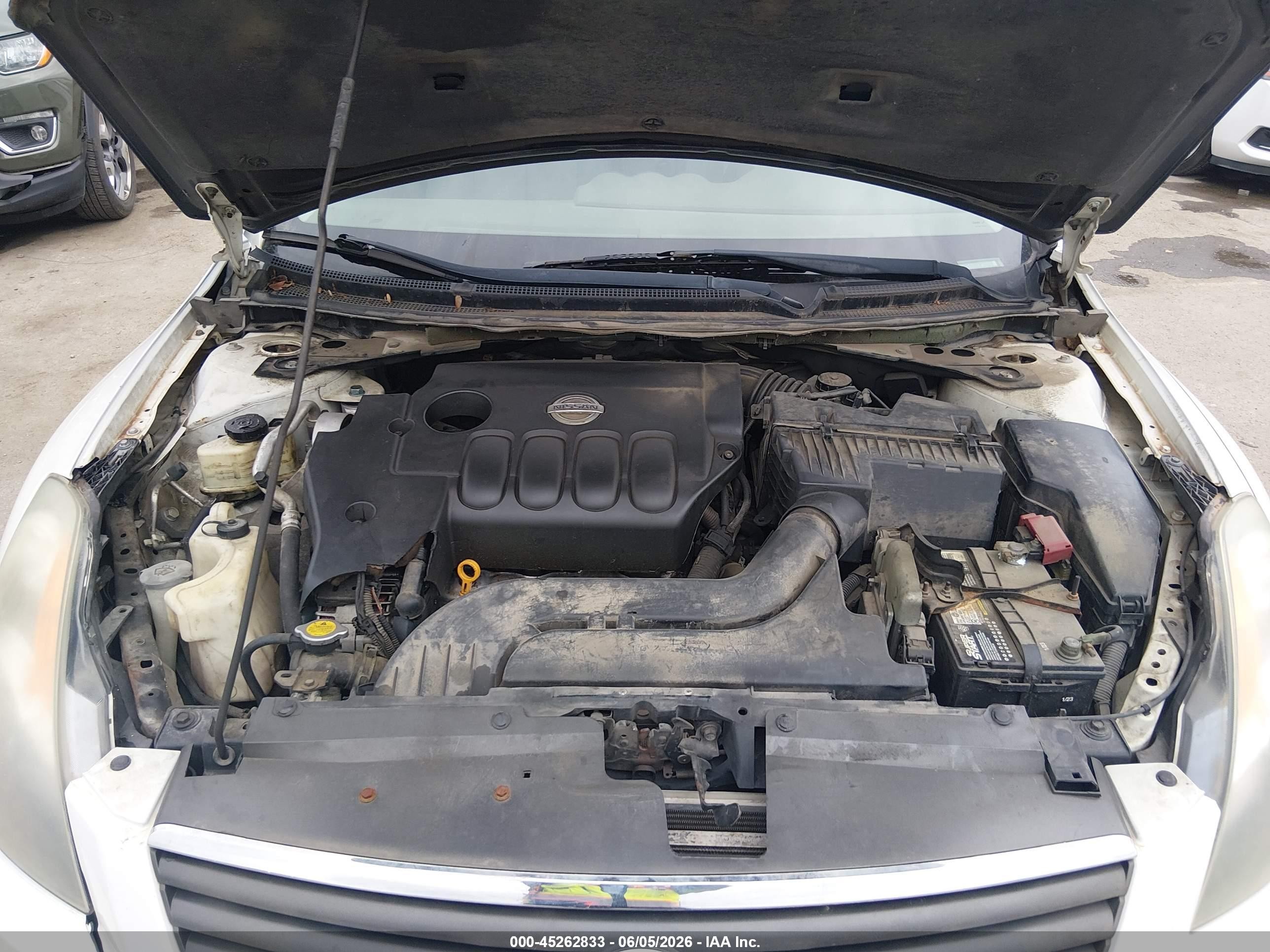 2009 Nissan Altima 2.5 S White vin: 1N4AL21EX9N469264