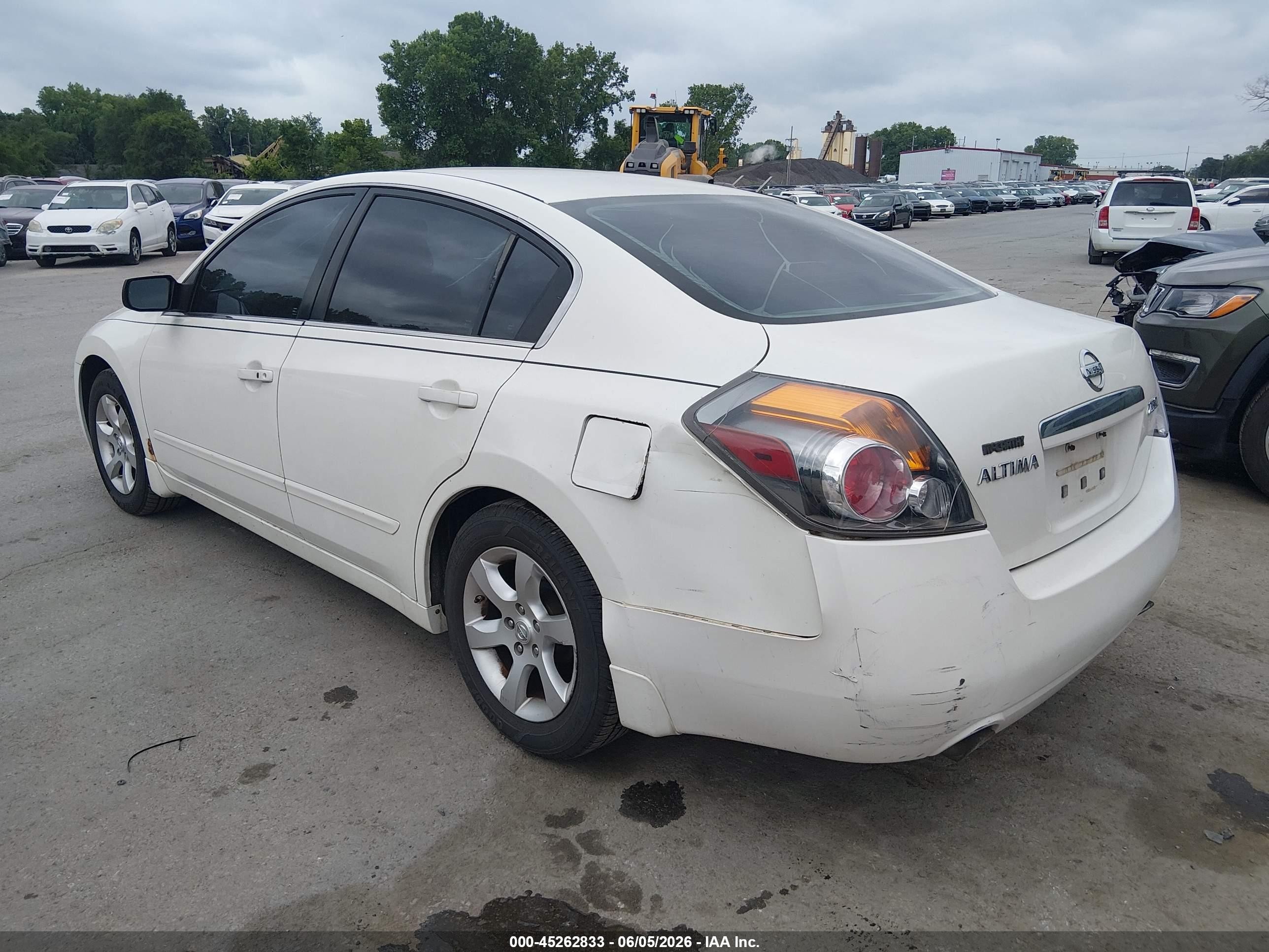 2009 Nissan Altima 2.5 S White vin: 1N4AL21EX9N469264