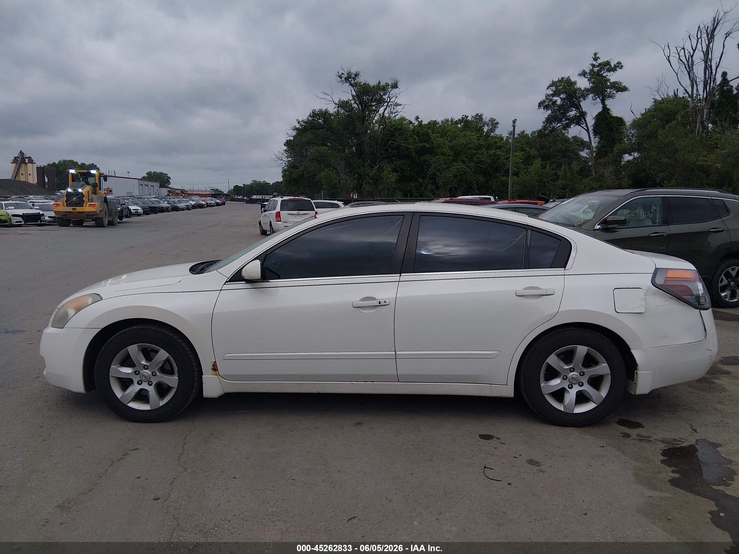 2009 Nissan Altima 2.5 S White vin: 1N4AL21EX9N469264