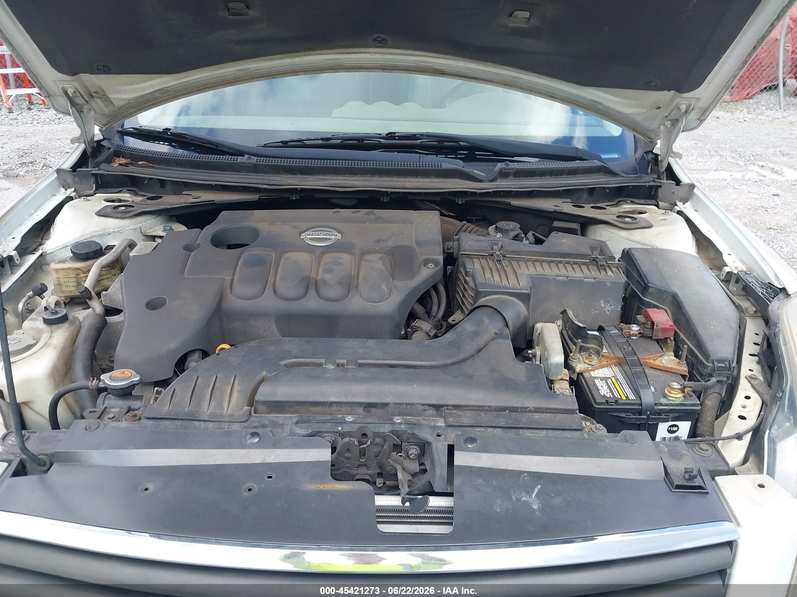 2009 Nissan Altima 2.5 S White vin: 1N4AL21EX9N523307