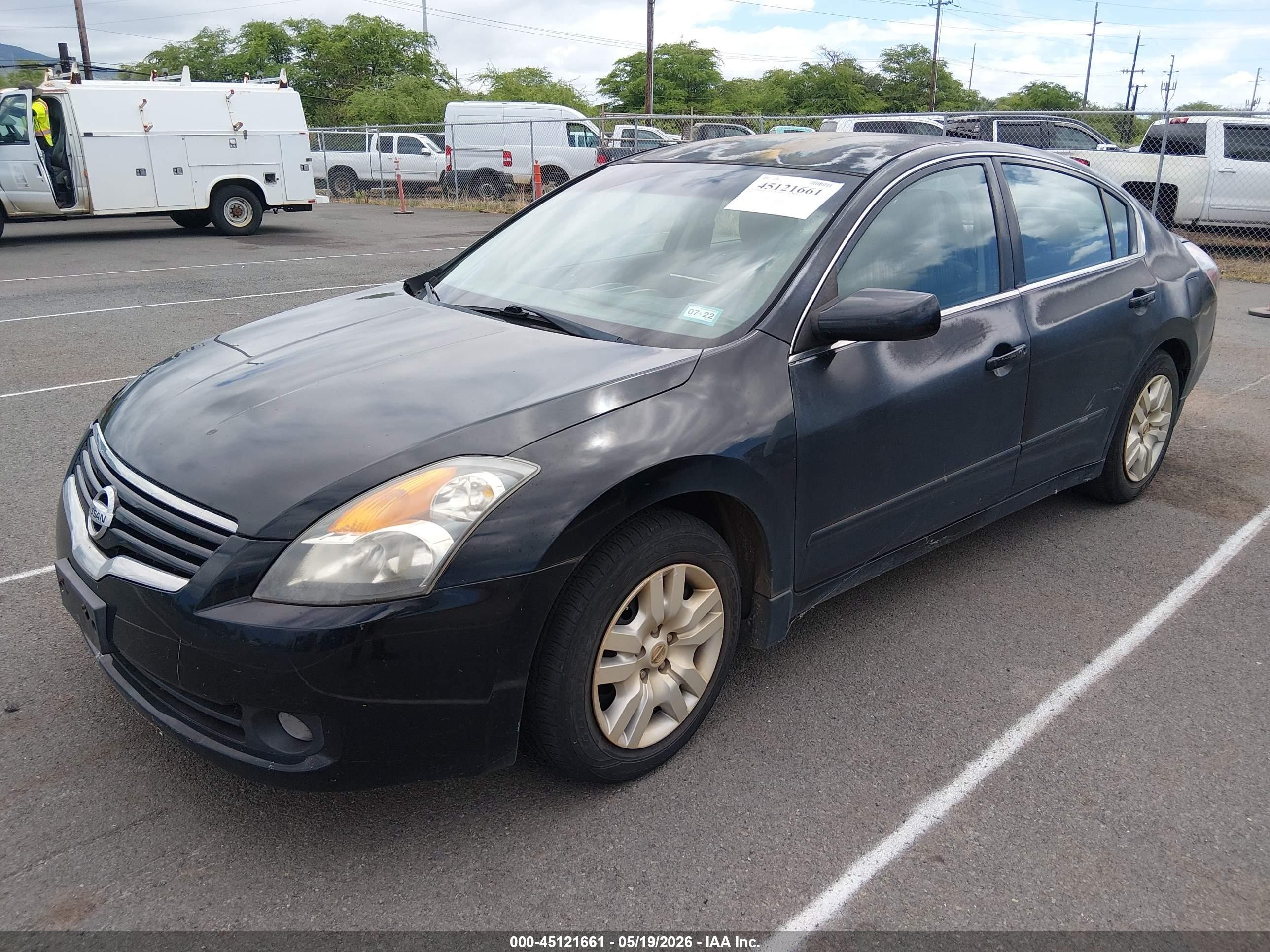 2009 Nissan Altima 2.5 S Black vin: 1N4AL21EX9N539331