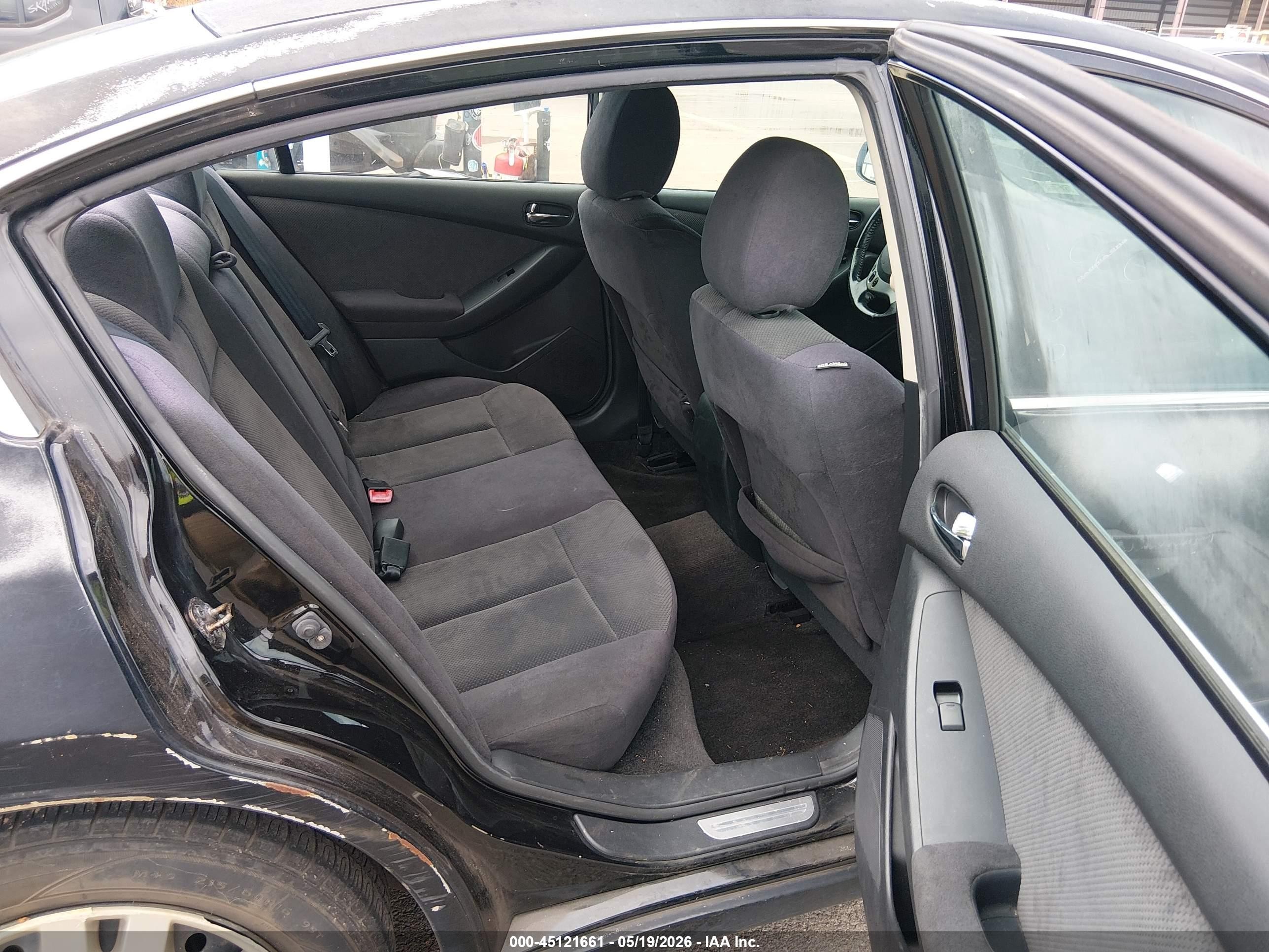 2009 Nissan Altima 2.5 S Black vin: 1N4AL21EX9N539331
