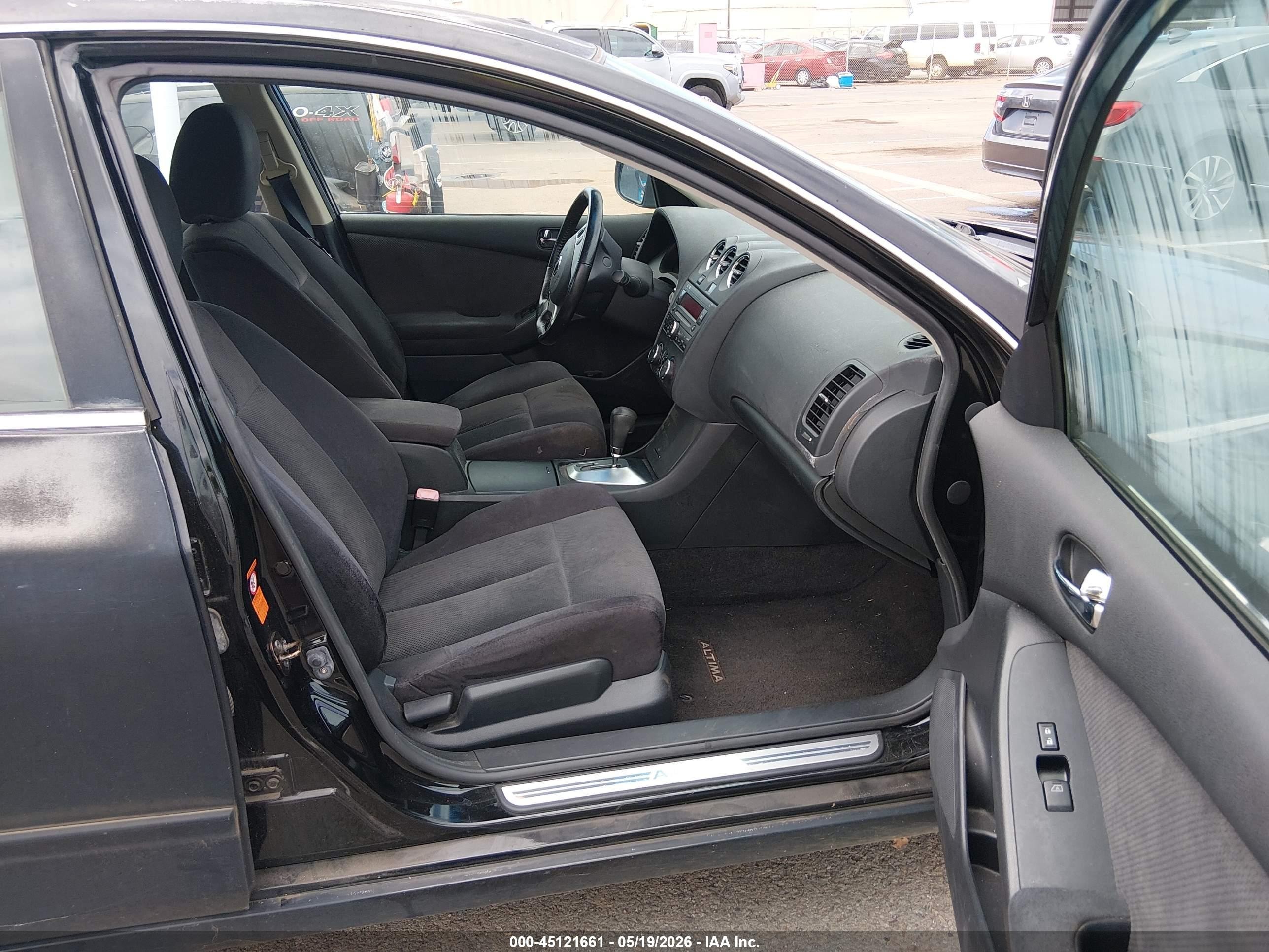 2009 Nissan Altima 2.5 S Black vin: 1N4AL21EX9N539331