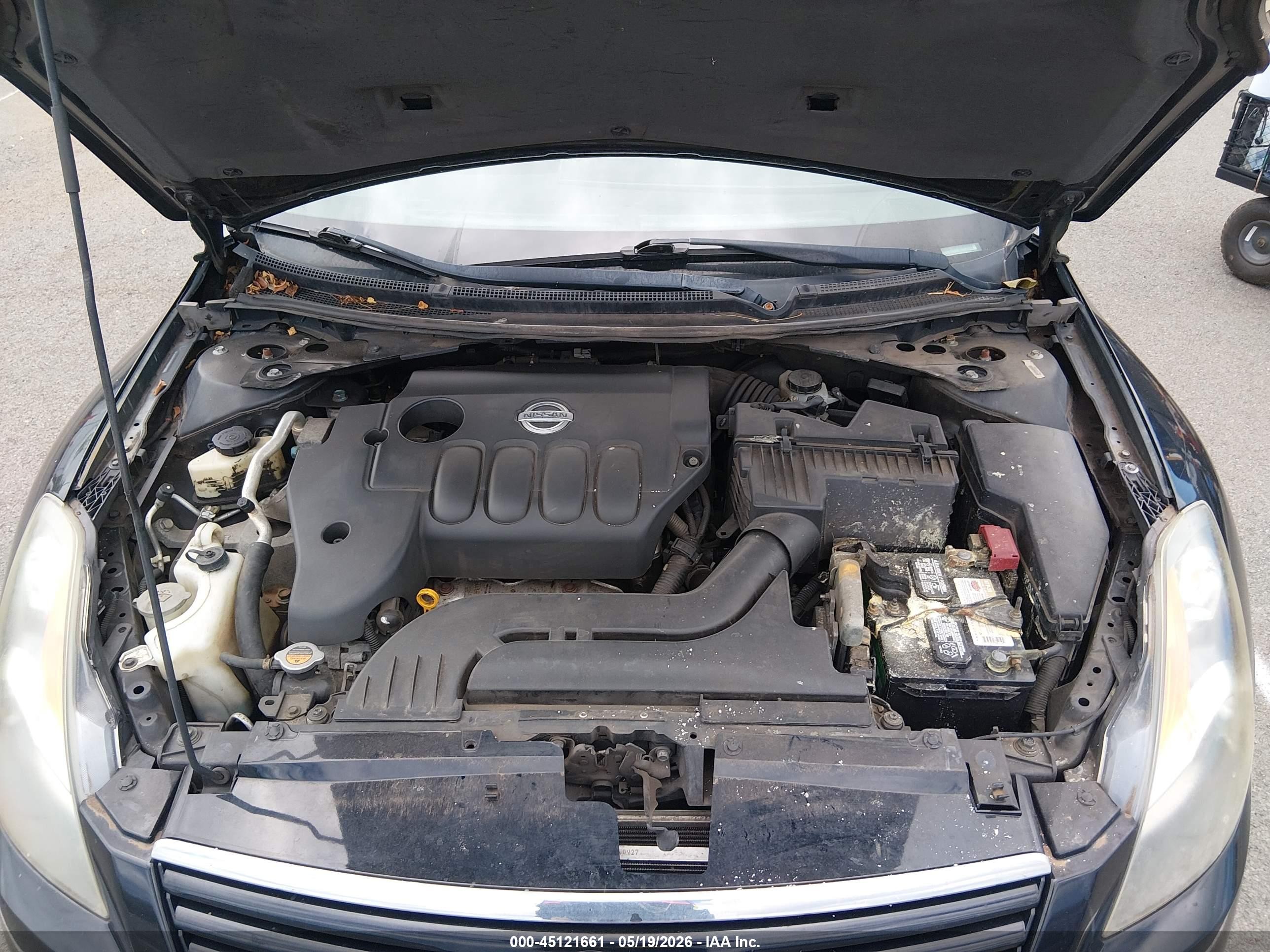 2009 Nissan Altima 2.5 S Black vin: 1N4AL21EX9N539331