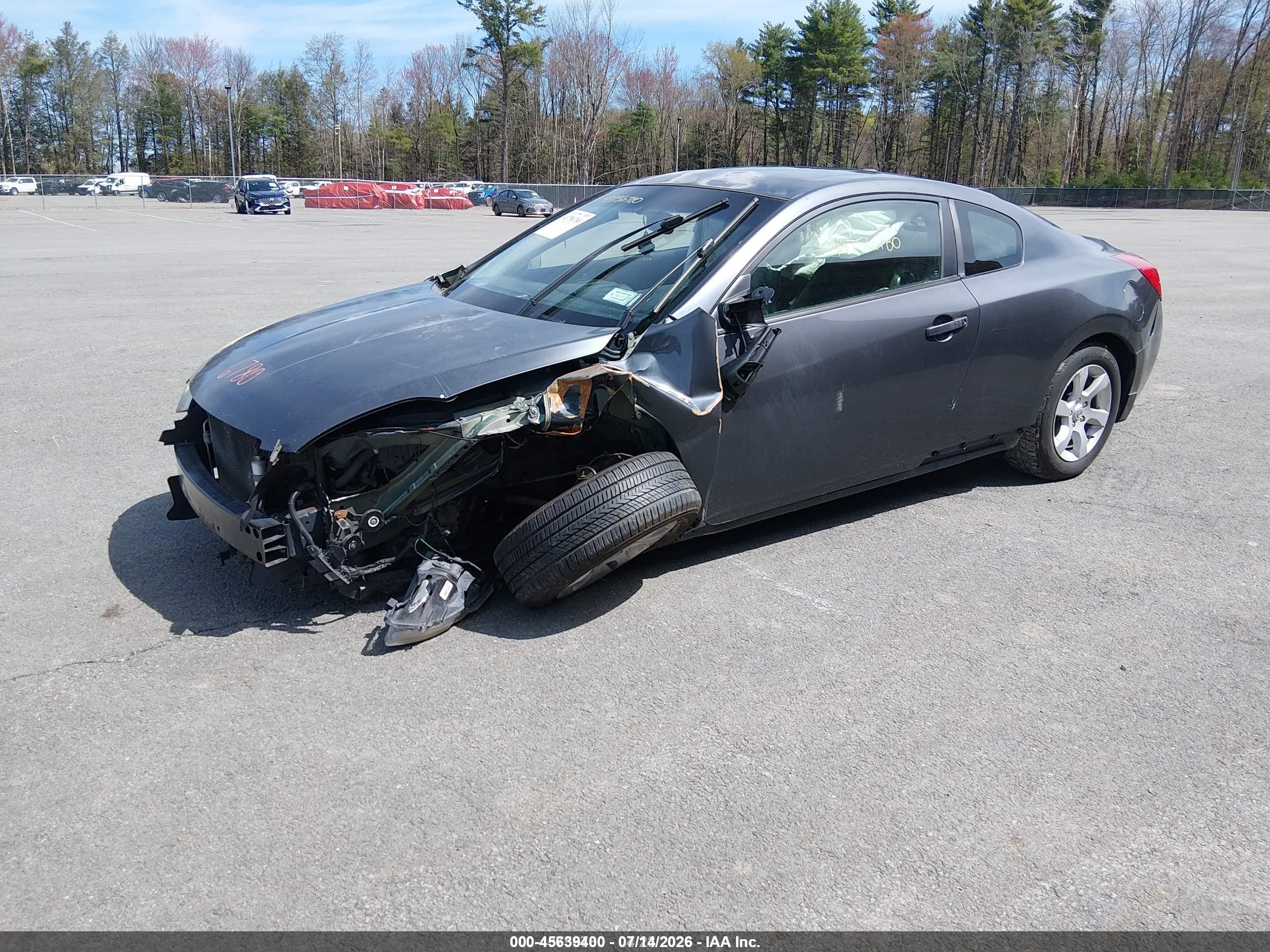 2008 Nissan Altima 2.5 S Серый vin: 1N4AL24E08C129840