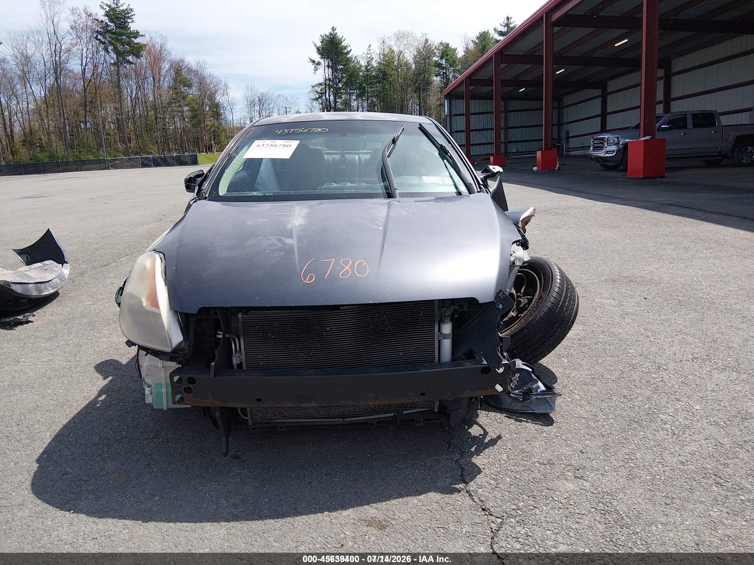 2008 Nissan Altima 2.5 S Серый vin: 1N4AL24E08C129840
