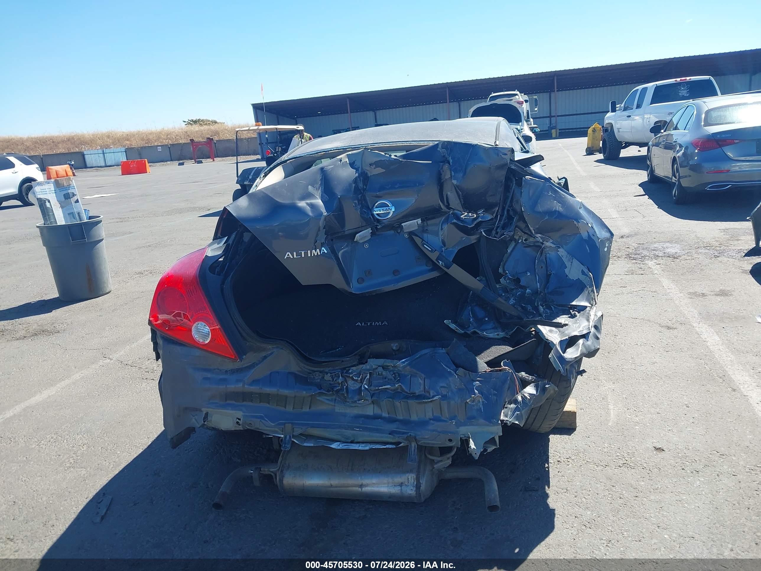 2008 Nissan Altima 2.5 S Gray vin: 1N4AL24E08C286574