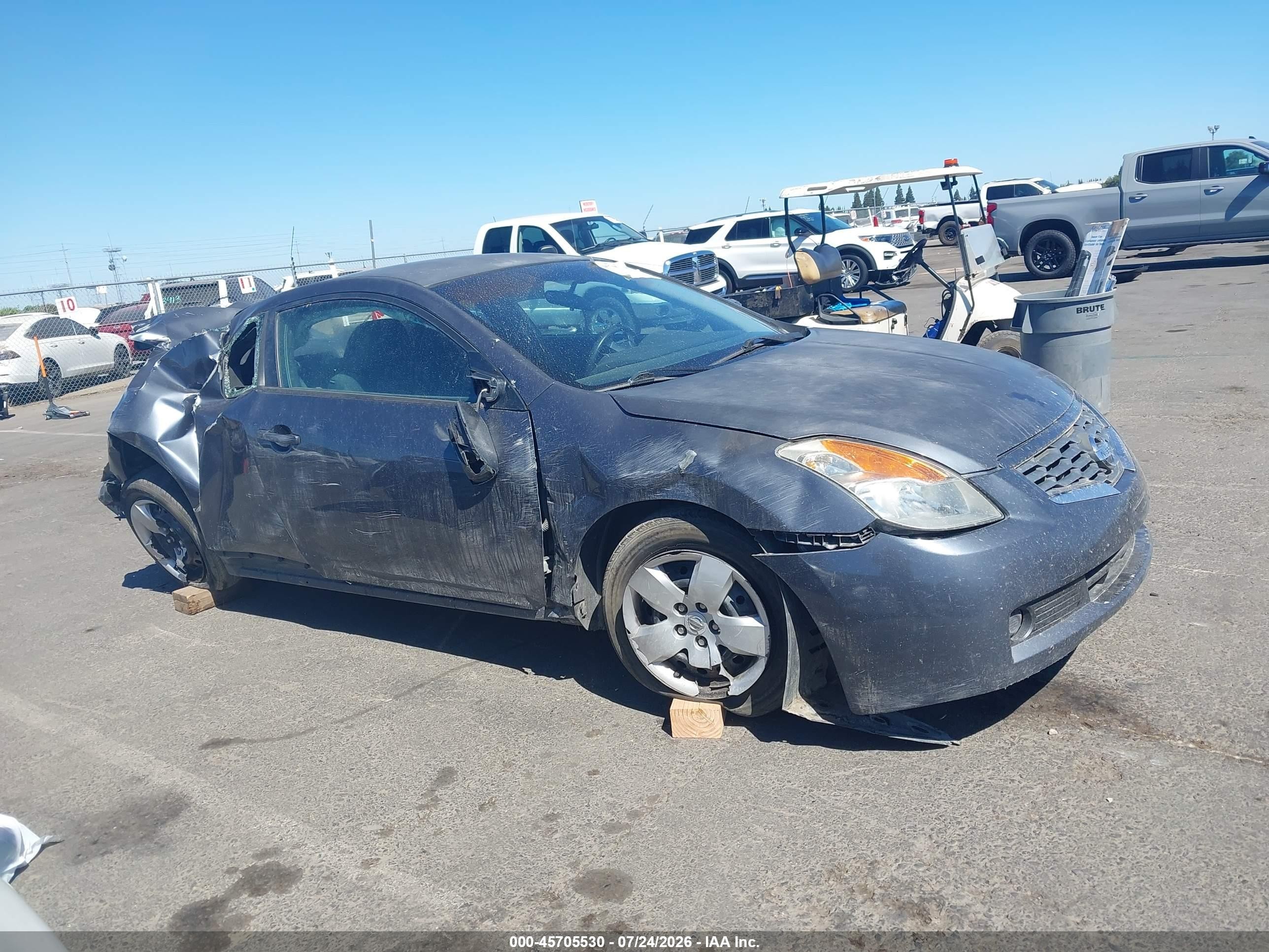2008 Nissan Altima 2.5 S Gray vin: 1N4AL24E08C286574