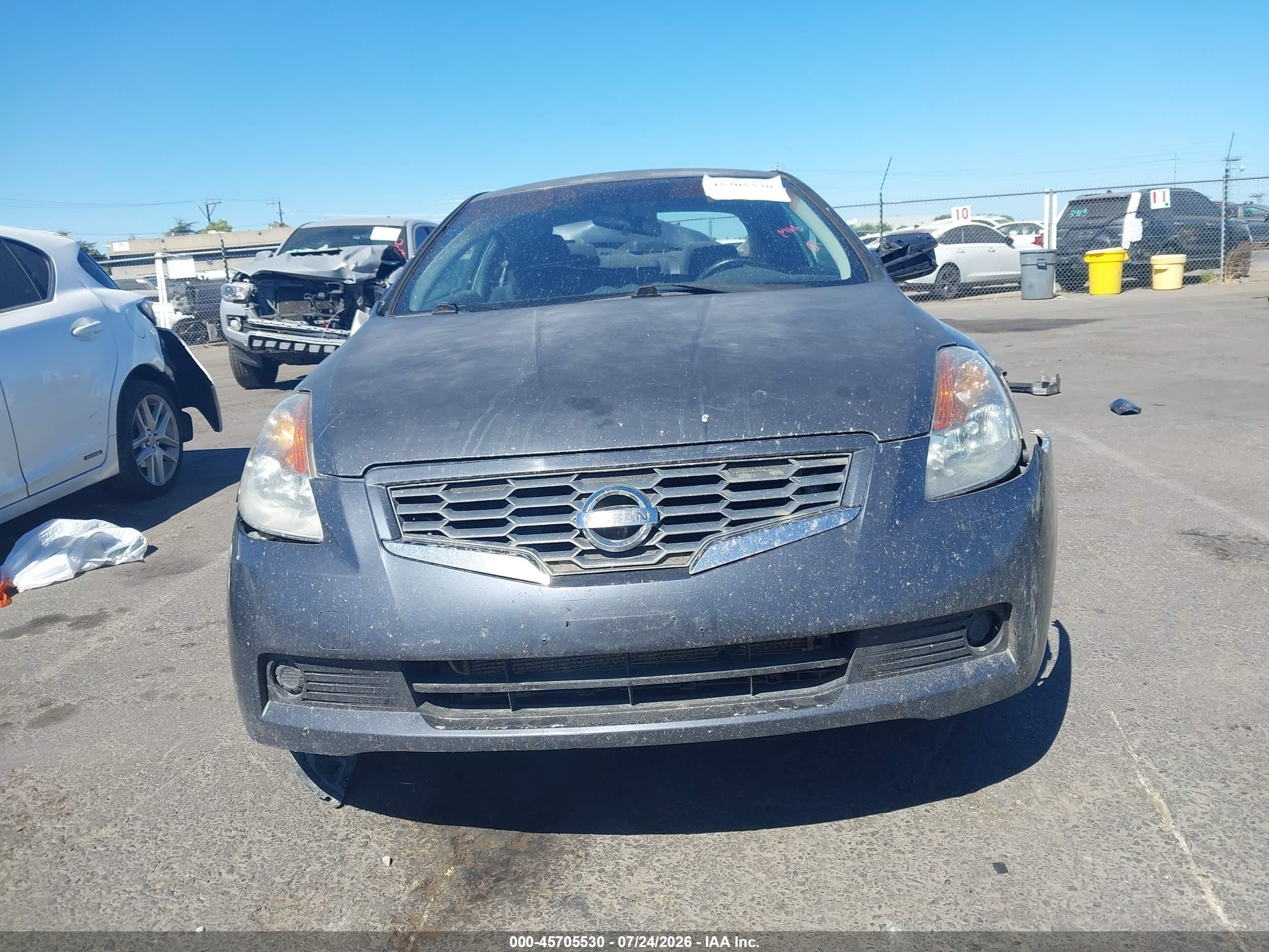 2008 Nissan Altima 2.5 S Gray vin: 1N4AL24E08C286574