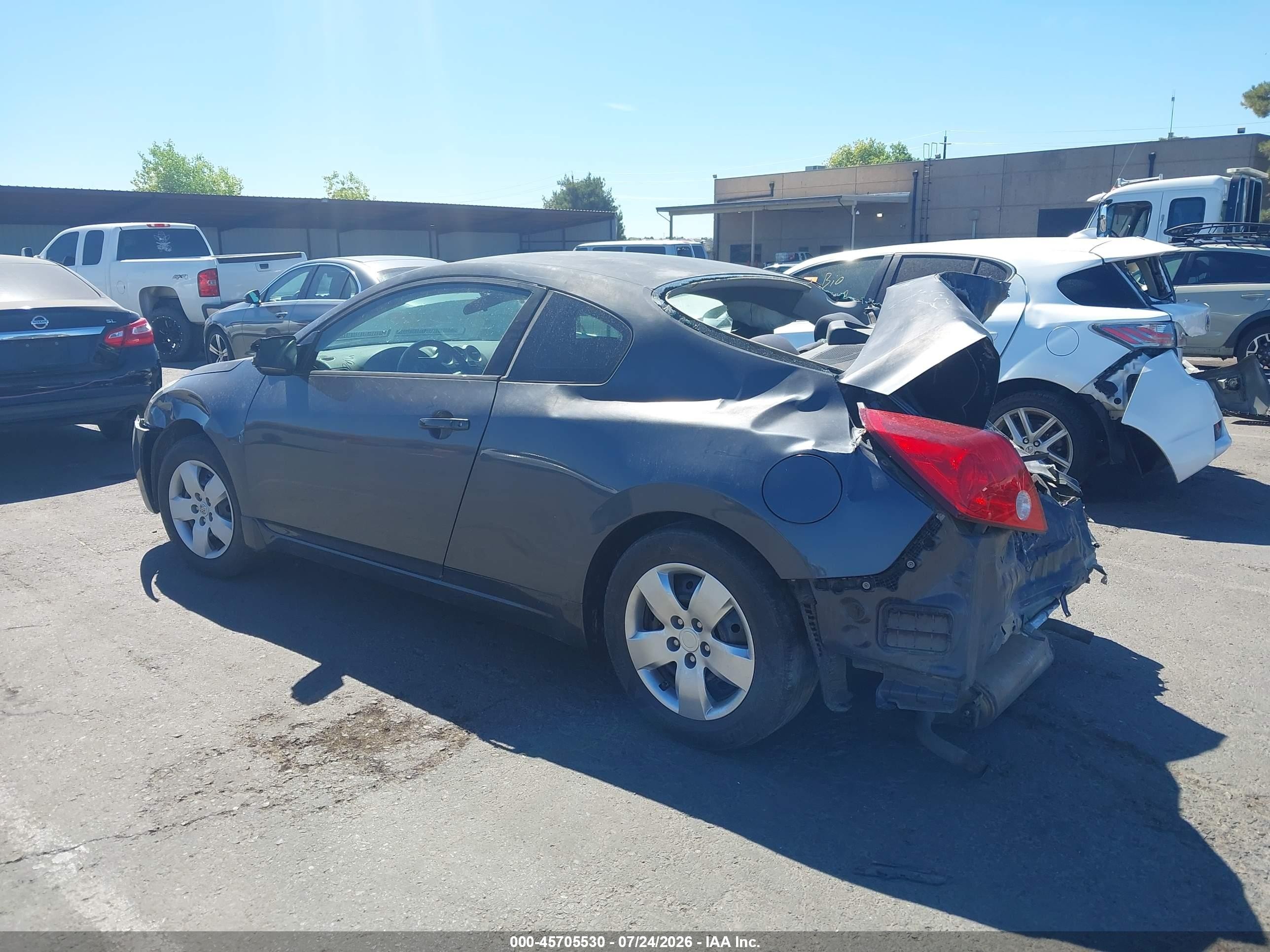 2008 Nissan Altima 2.5 S Gray vin: 1N4AL24E08C286574
