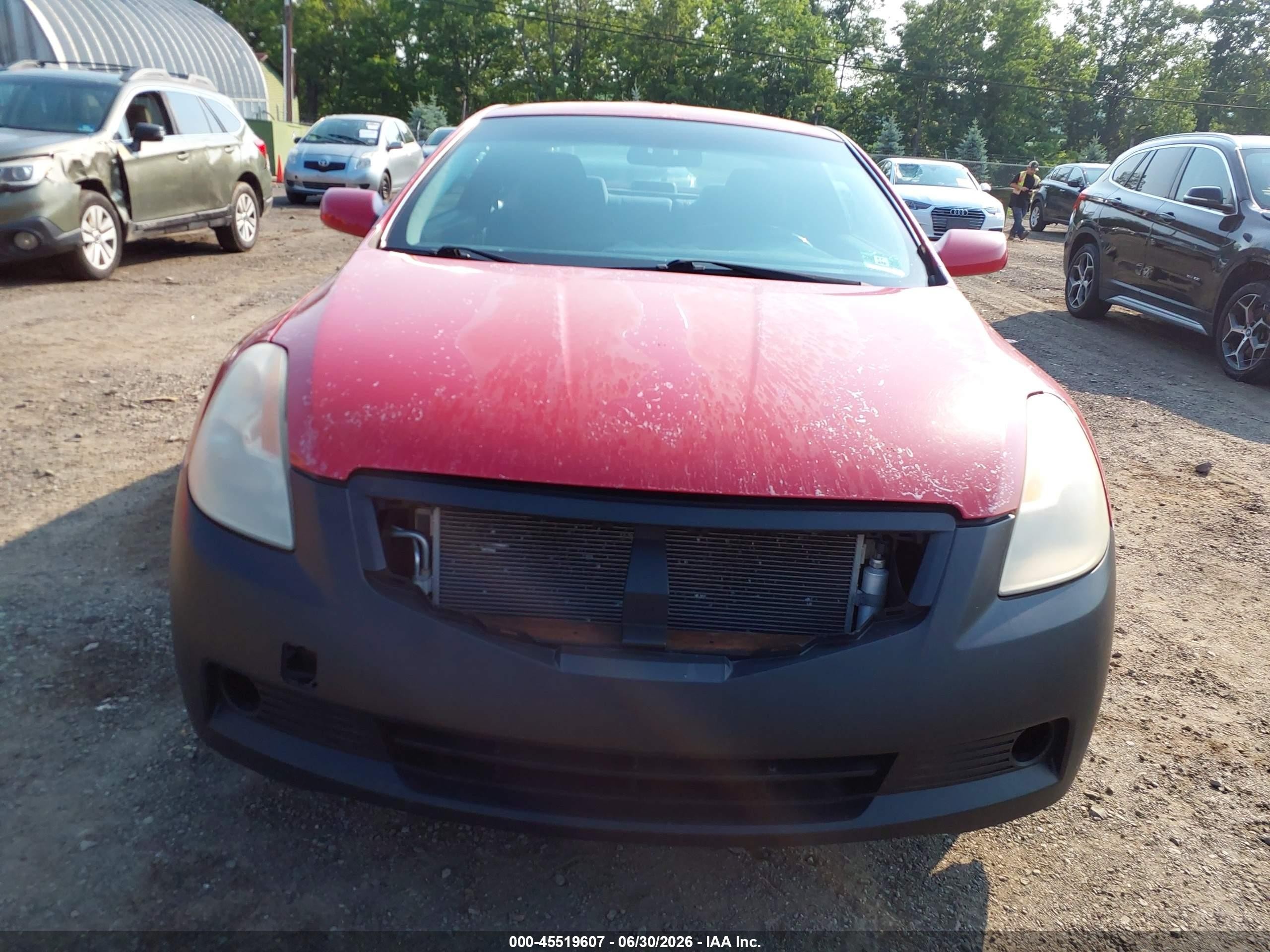 2008 Nissan Altima 2.5 S Красный vin: 1N4AL24E08C288079