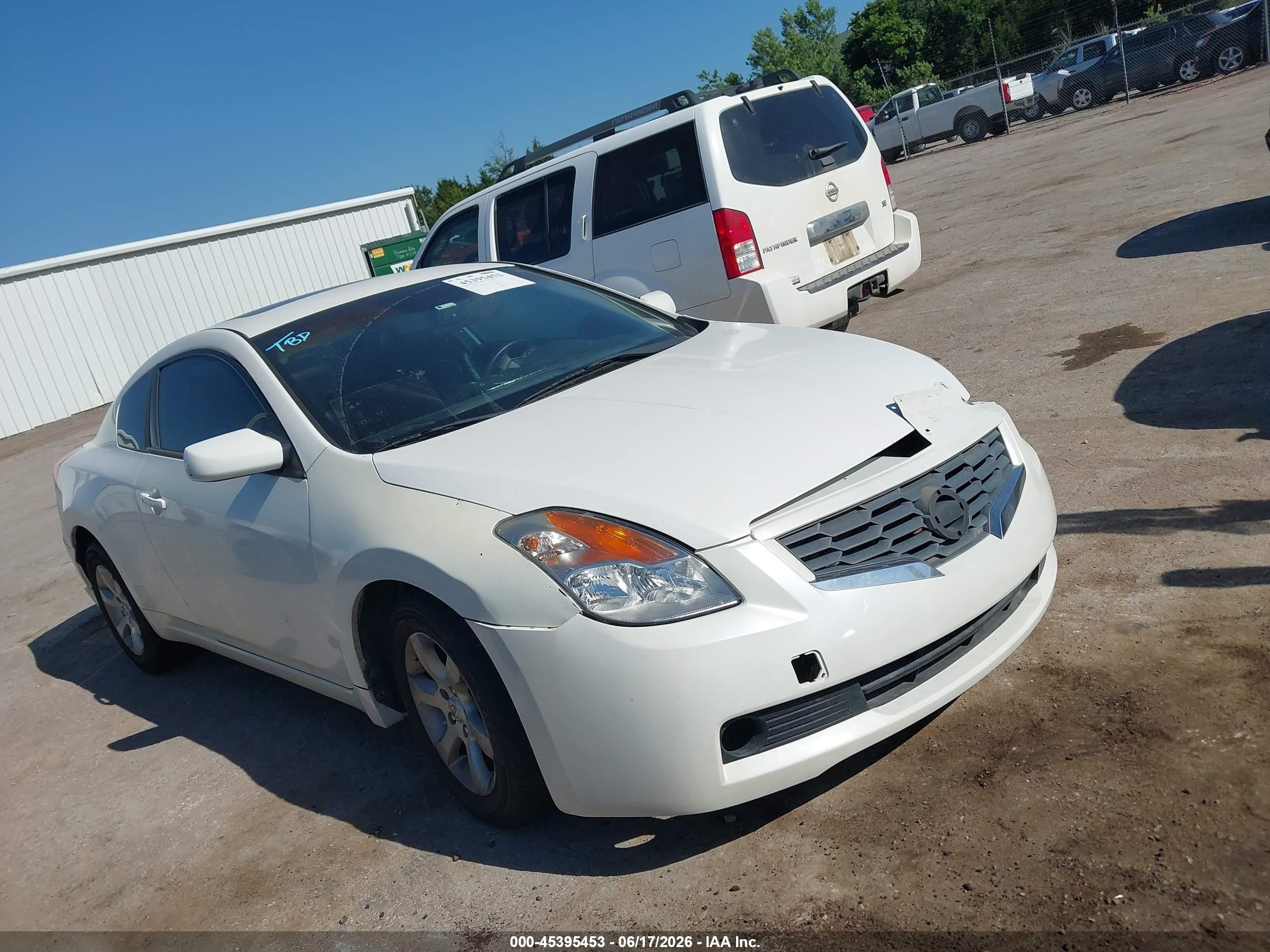 2009 Nissan Altima 2.5 S White vin: 1N4AL24E09C152908