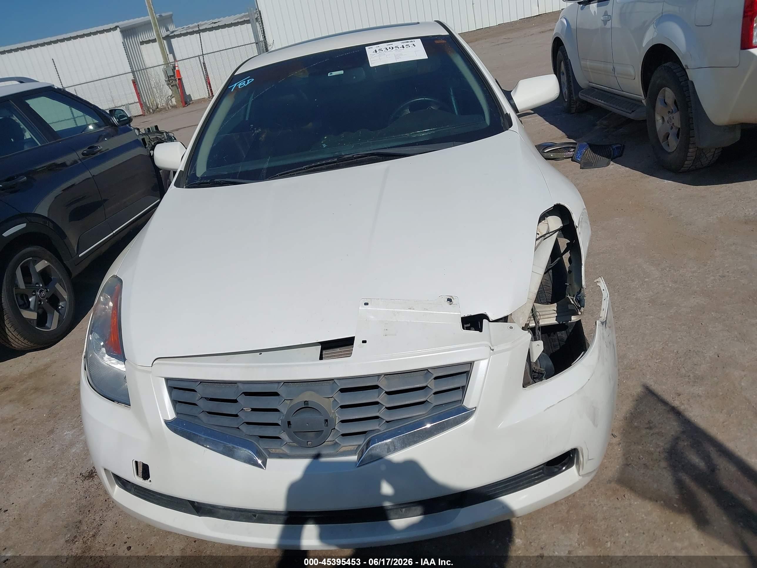 2009 Nissan Altima 2.5 S White vin: 1N4AL24E09C152908