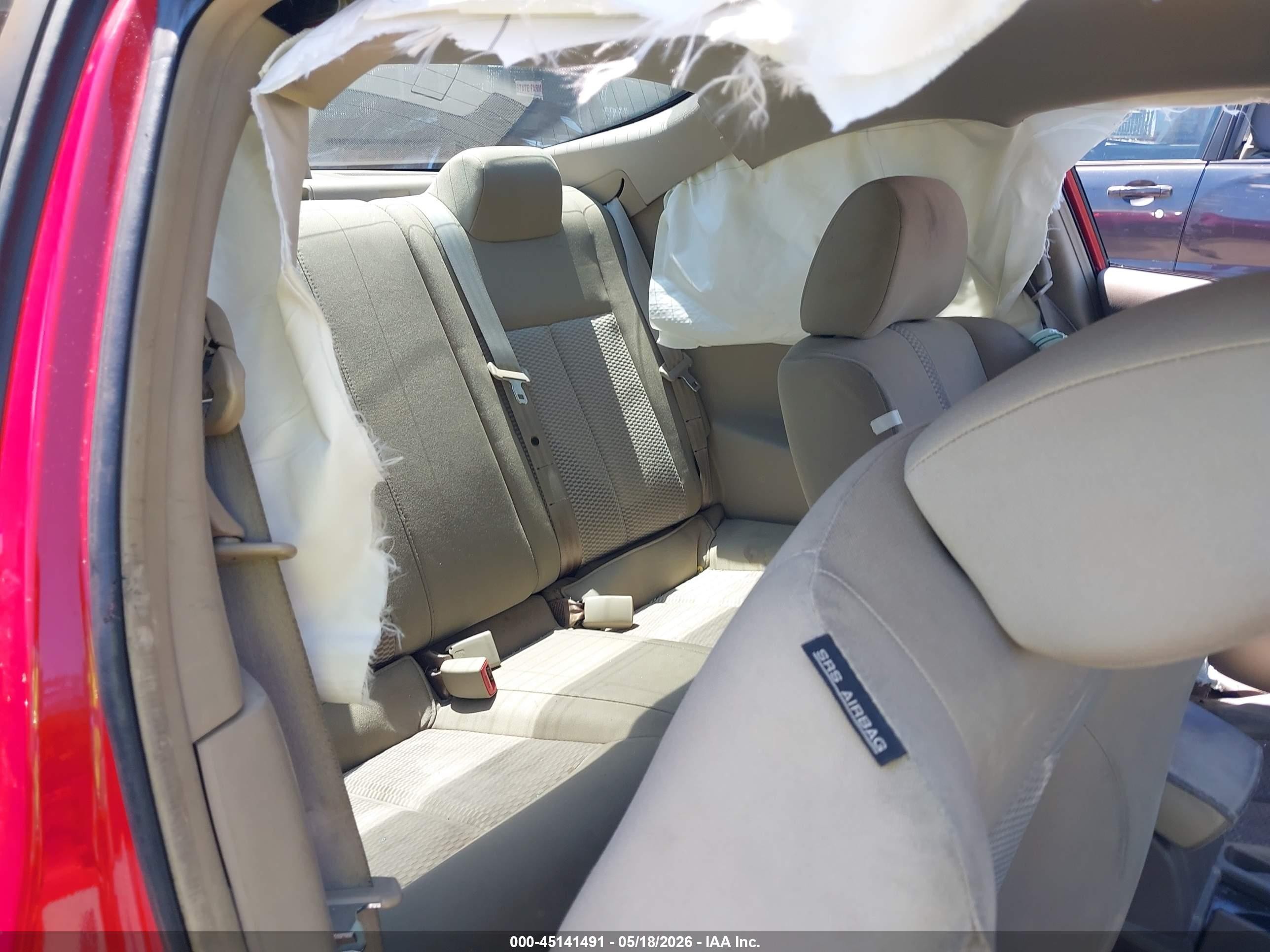2009 Nissan Altima 2.5 S Red vin: 1N4AL24E09C181499