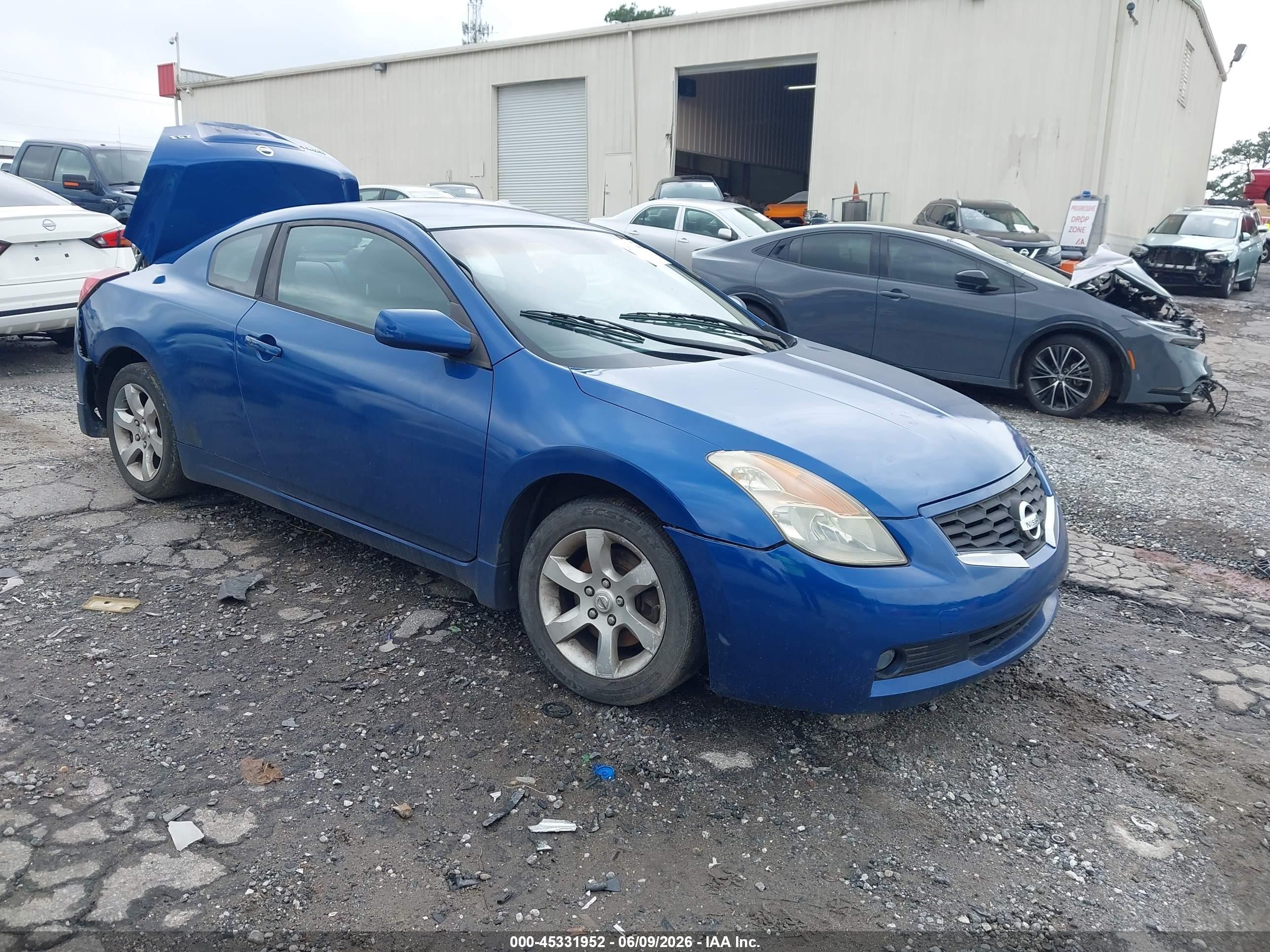 2008 Nissan Altima 2.5 S Blue vin: 1N4AL24E18C261179