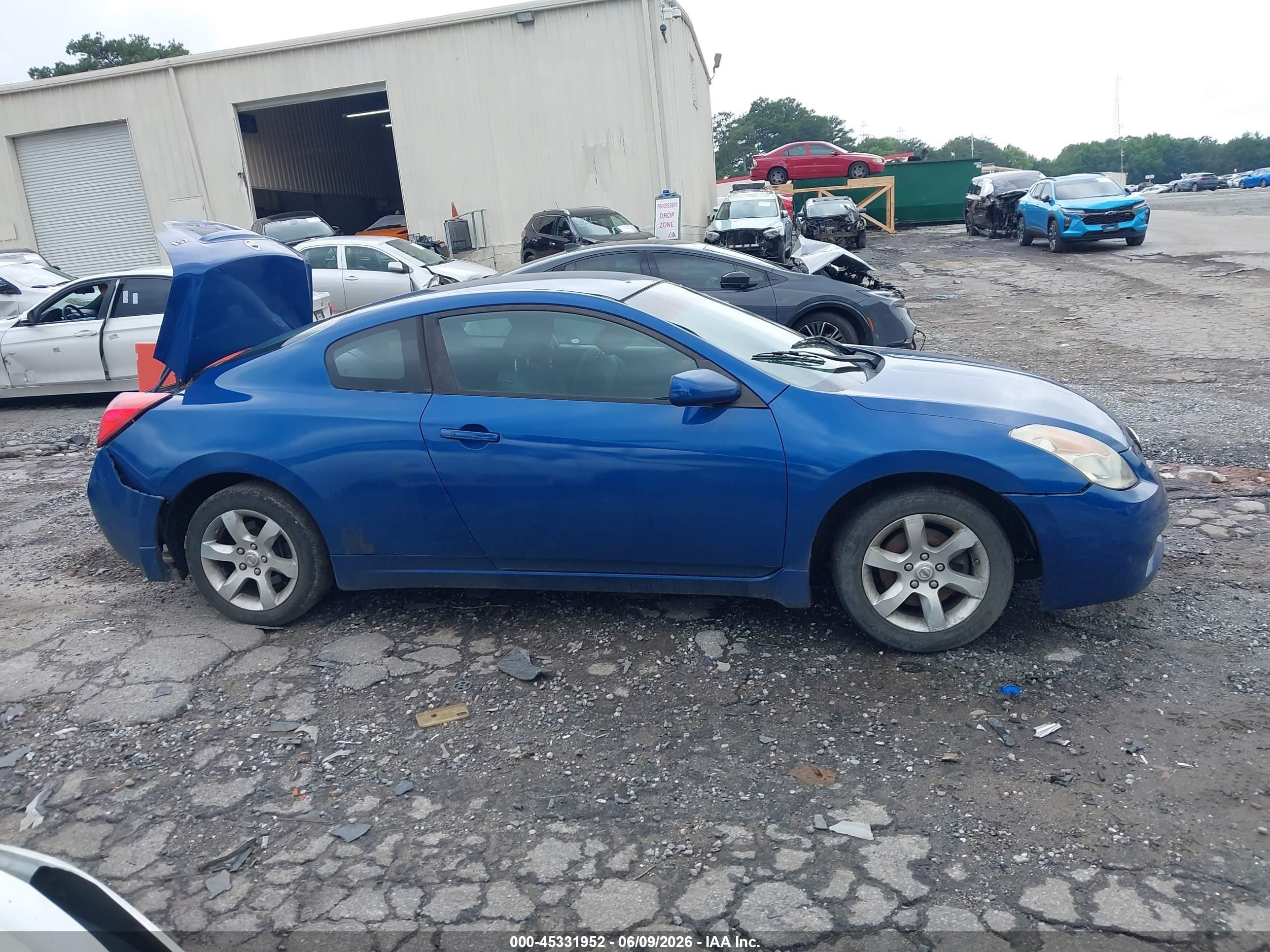 2008 Nissan Altima 2.5 S Blue vin: 1N4AL24E18C261179