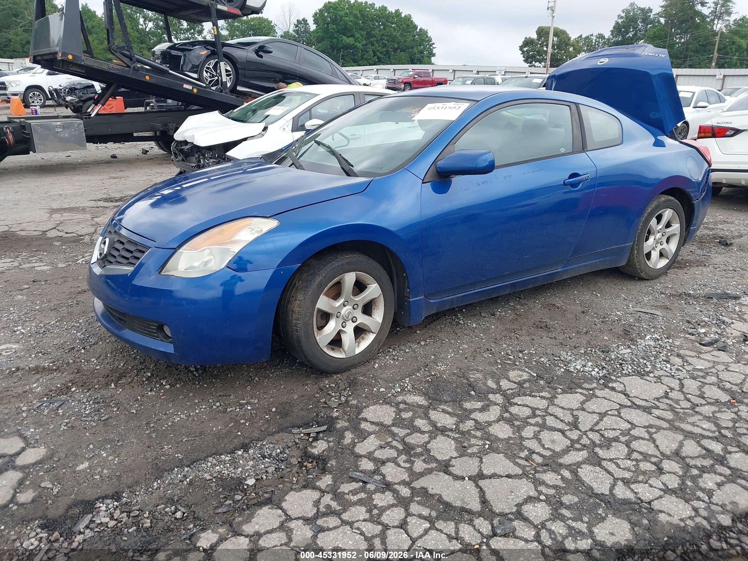 2008 Nissan Altima 2.5 S Blue vin: 1N4AL24E18C261179