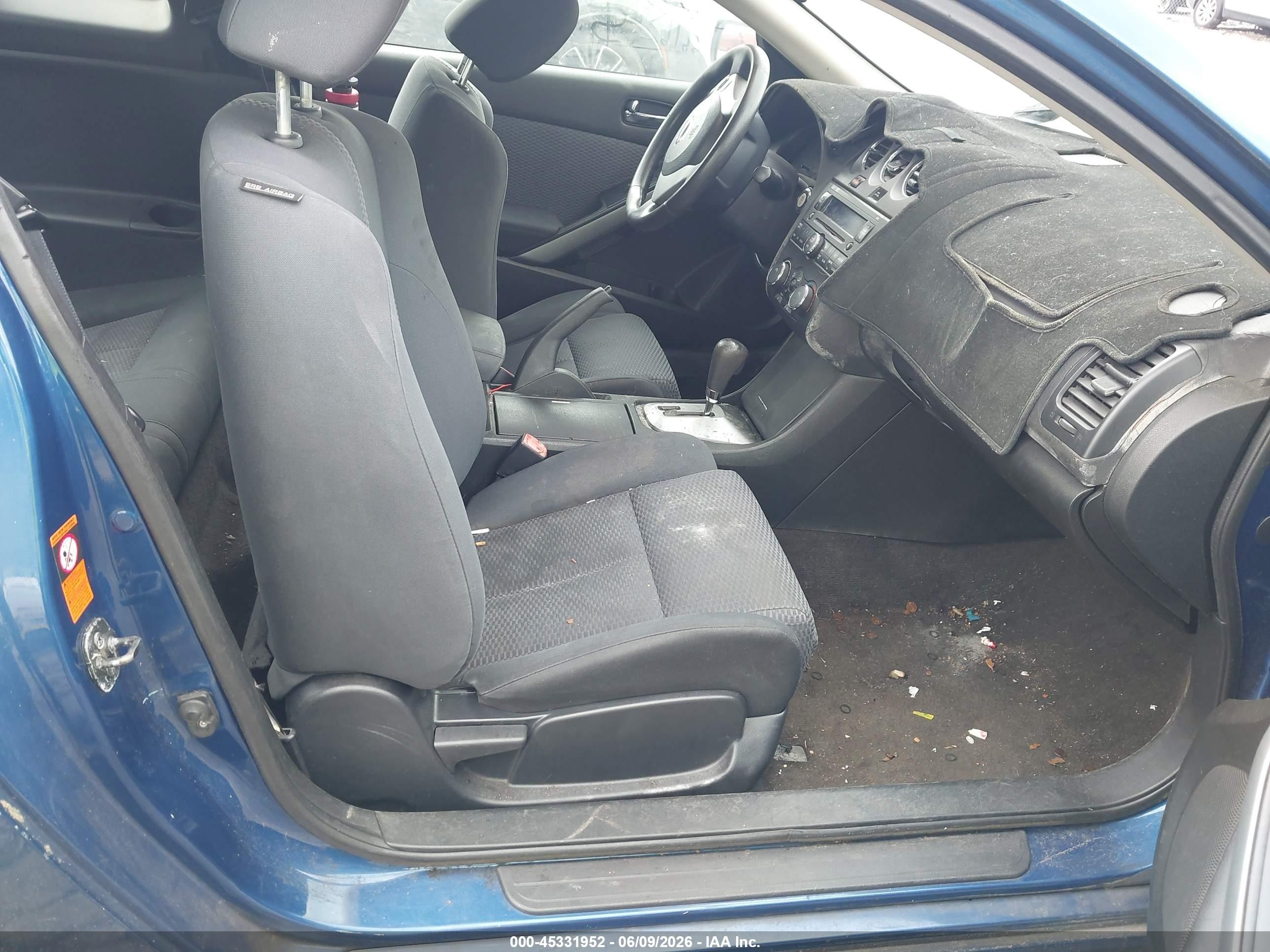 2008 Nissan Altima 2.5 S Blue vin: 1N4AL24E18C261179