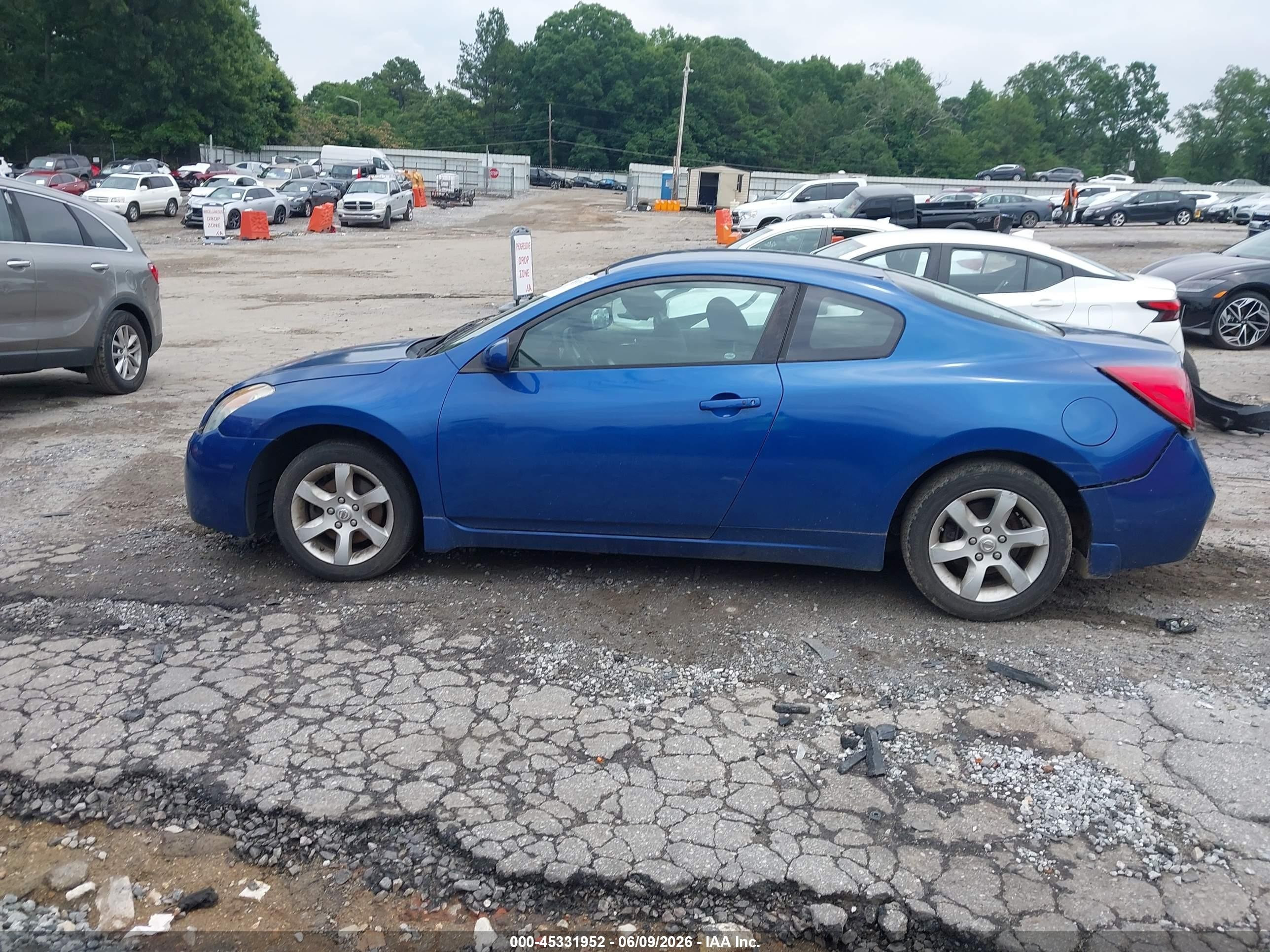 2008 Nissan Altima 2.5 S Blue vin: 1N4AL24E18C261179
