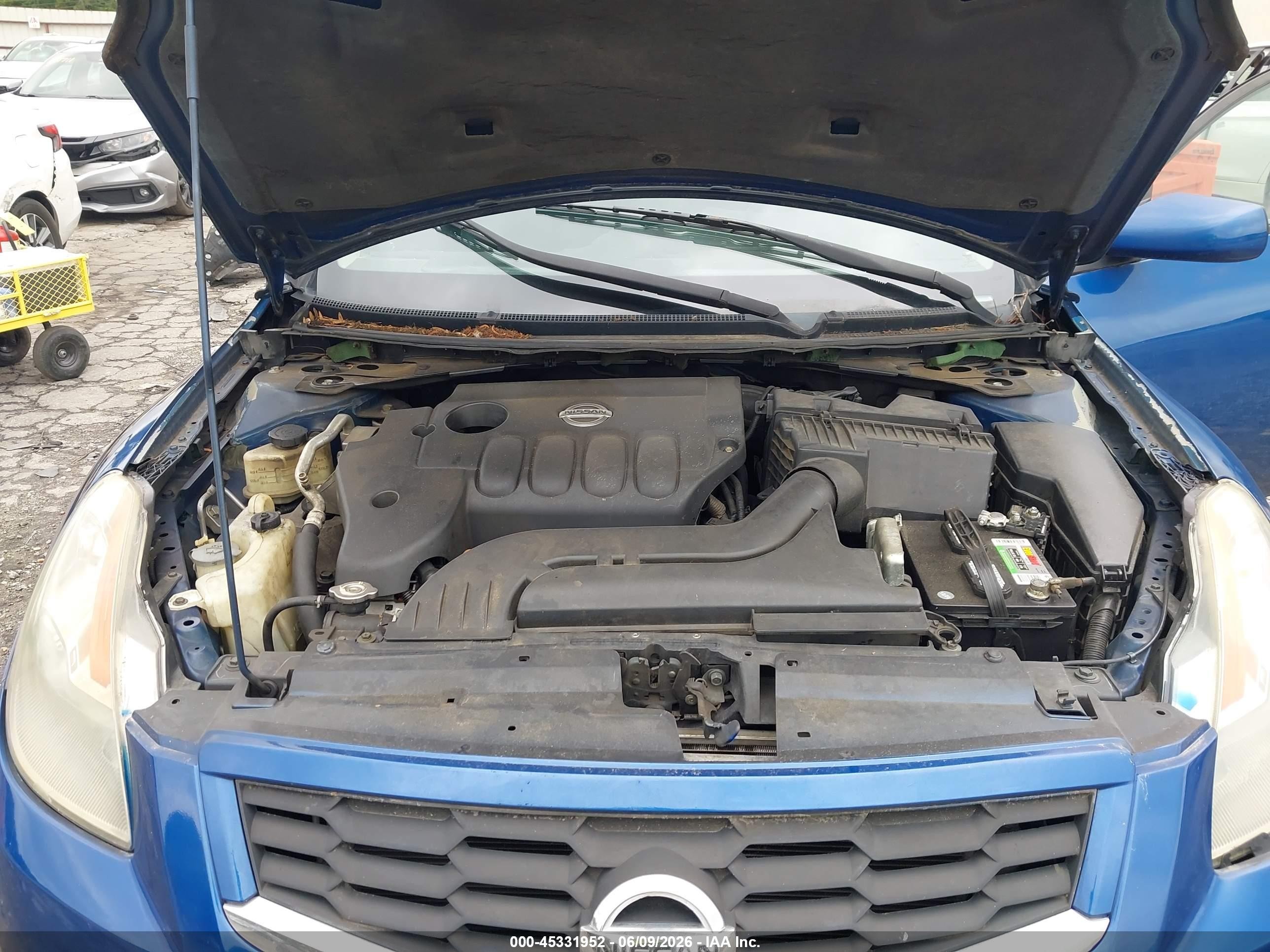 2008 Nissan Altima 2.5 S Blue vin: 1N4AL24E18C261179