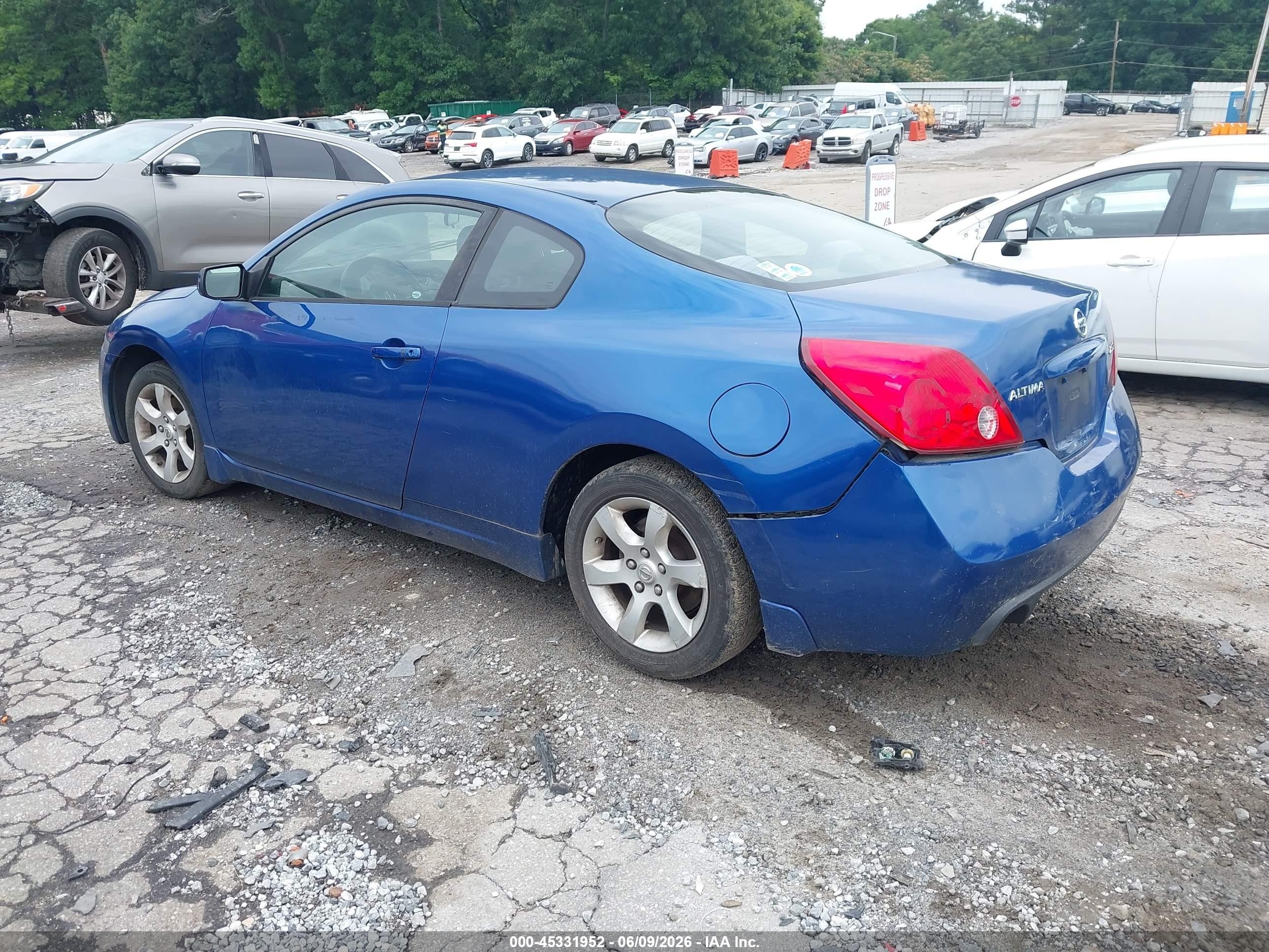 2008 Nissan Altima 2.5 S Blue vin: 1N4AL24E18C261179